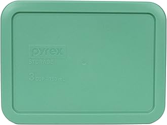 Pyrex 7210-PC Rectangle 3 Cup Storage Lid for Glass Dish (2, Light Green)