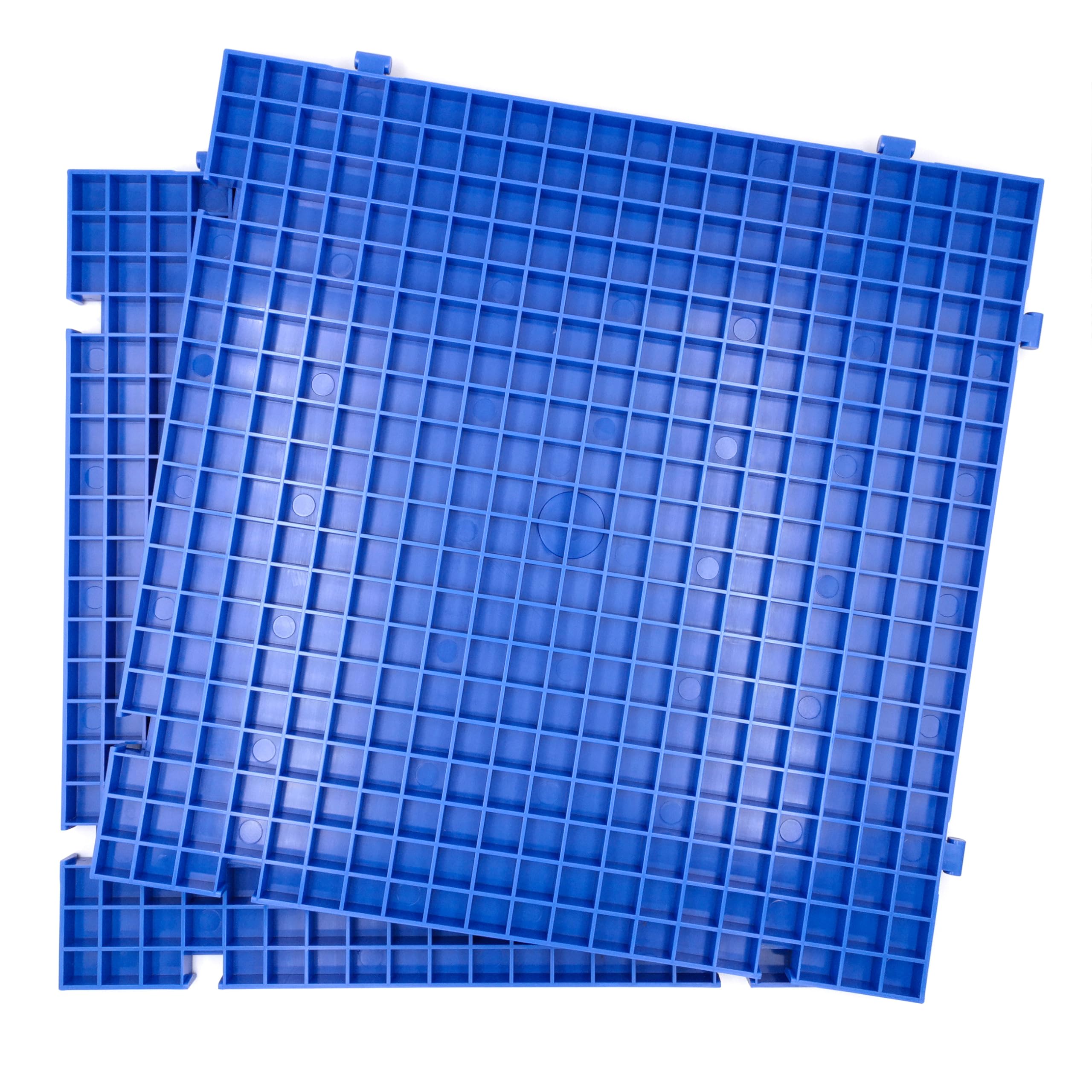 Stained Glass Cutting Mat, Solid Bottom Plastic Grid (2 Pieces)