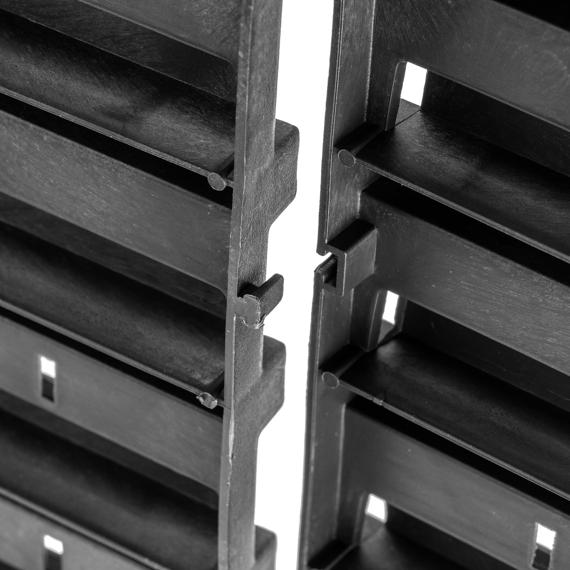 KADAX K7717 Werkplaatswandrek 58 X 78 Cm Opbergsysteem Van Robuuste Kunststof Uv Bestendig Werkplaatsrek Uitbreidbare Wandplaten Opbergrek Voor Garage Rood 38 Delig Tlg 2035050106
