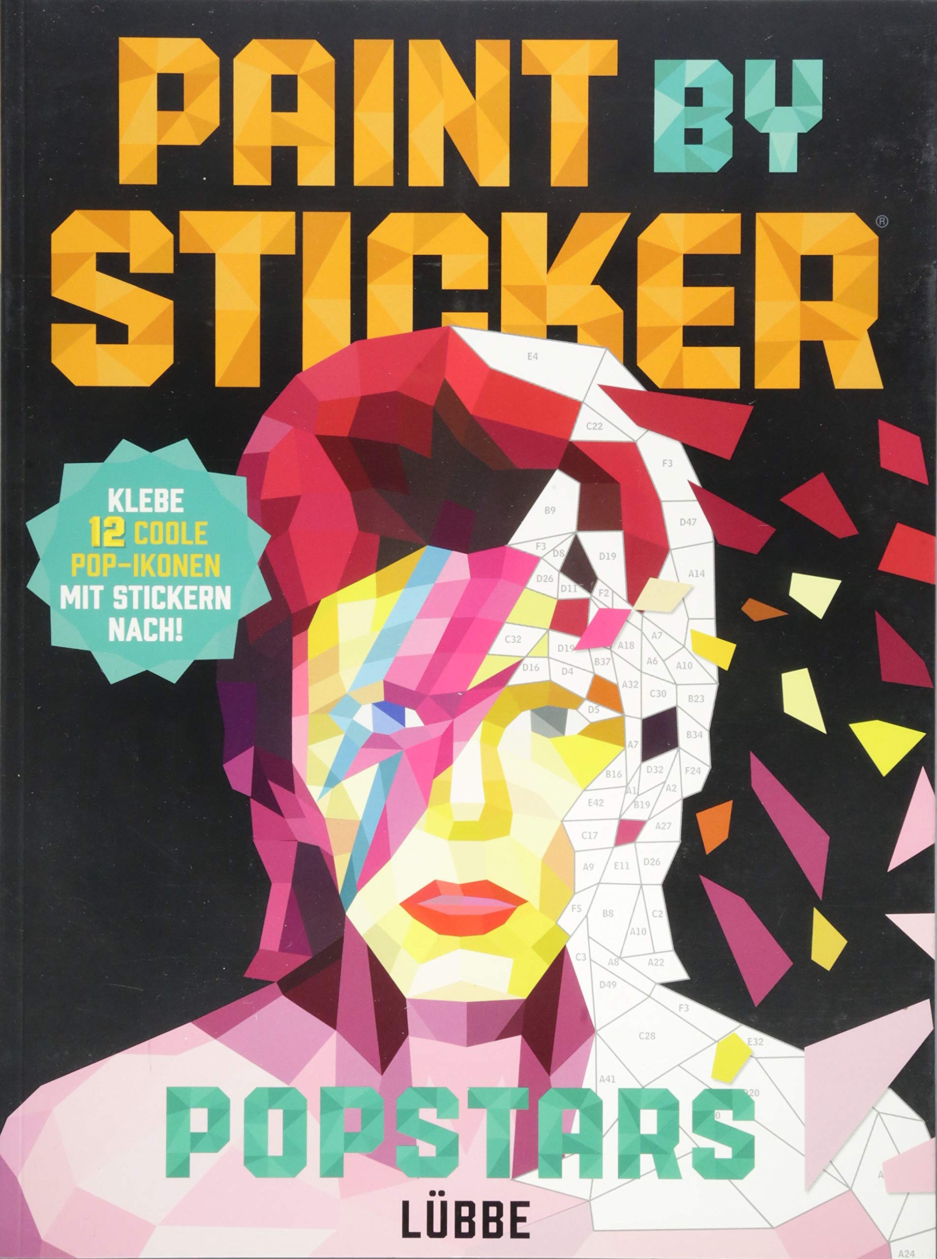Paint by Sticker Popstars: Klebe 12 coole Pop-Ikonen mit Stickern nach!