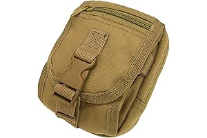 Condor Cotton Camera Carrying System Gadget Pouch in Versatile Desert Tan