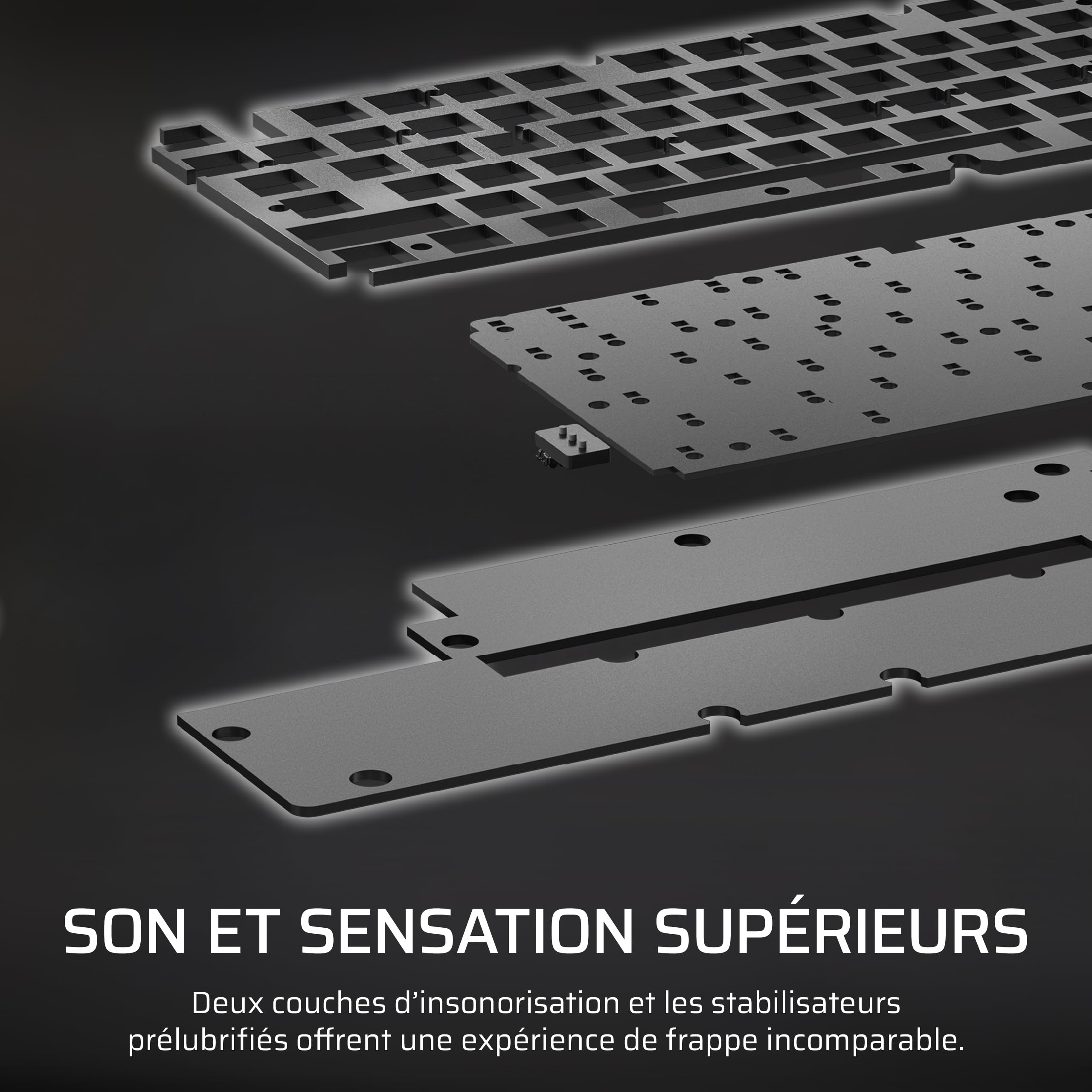 Corsair K70 Core TKL RGB Clavier de Jeu Mécanique sans Clé – Interrupteurs Linéaires MLX Red v2 Pré-Lubrifiés – Double Couche d'Atténuation du Son – Capuchons de Clé en ABS – AZERTY FR – Noir
