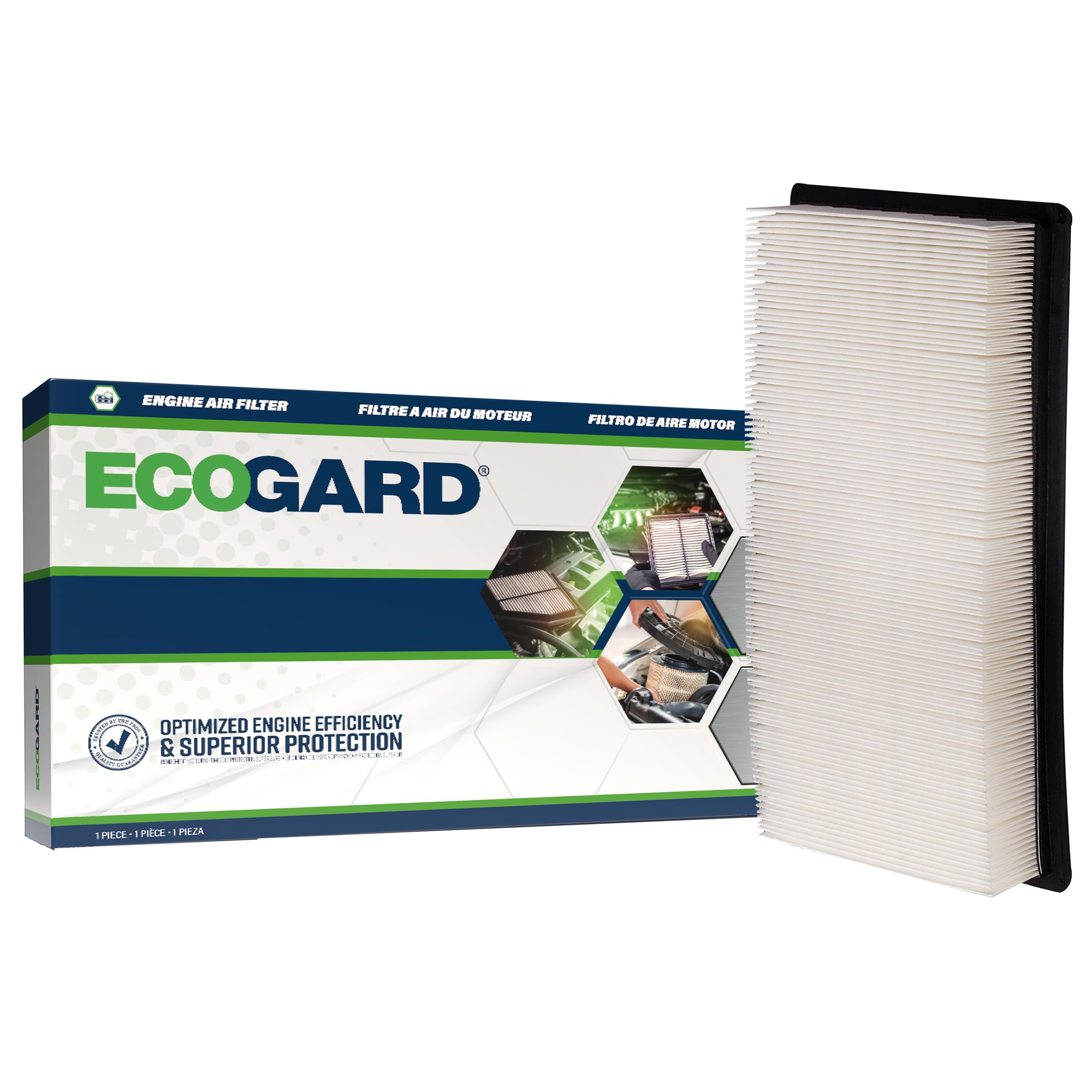 Ecogard XA5699 Premium Engine Air Filter Fits Ford Explorer 3.5L 2011-2019, Edge 2007-2014, Taurus 2008-2019, Flex 2009-2019, Explorer 2.3L 2016-2021
