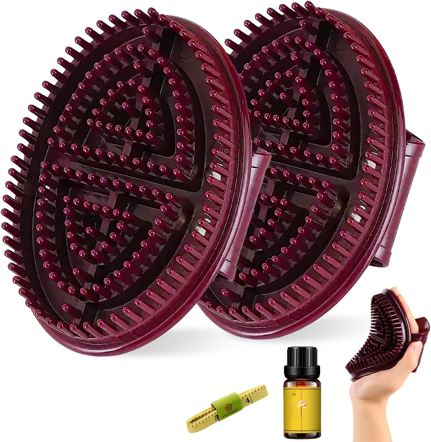 Meridian Brush Massage Body,Beauty Salon Professional Custom MeridianBrush Set,Meridian Pressure Brushes,Full Body Massages Brush with Essential Oil,Full Bodys Relaxation Comb Massage Tools (2 Set) Meridian Brush Massage Body,Beauty Salon Professional Custom MeridianBrush Set,Meridian Pressure Brushes,Full Body Massages Brush with Essential Oil,Full Bodys Relaxation Comb Massage Tools (2 Set)