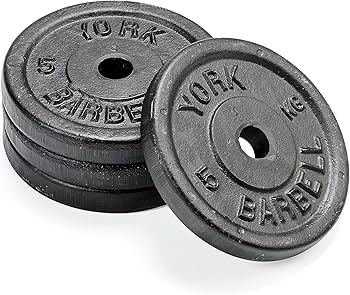 Amazon.co.jp: York Fitness 鋳鉄製ウェイトプレート 標準的な