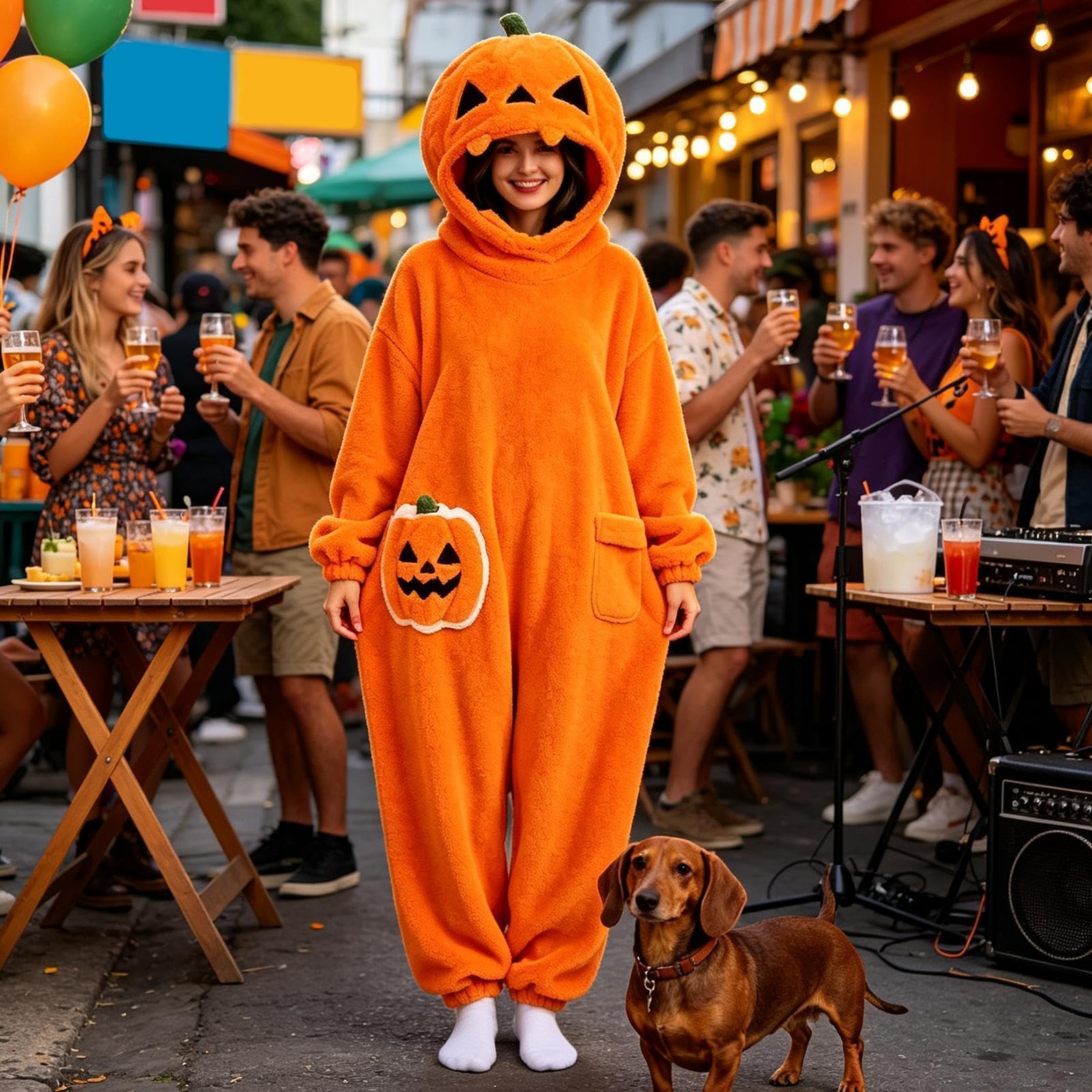 Costume Halloween Tuta Morbida Indossabile Di Ruolo | Coperta Morbida Con Cappuccio Per Casa Scuola Vacanza Festa Di Halloween Festival Autunno Falò Foto E Occasioni Speciali