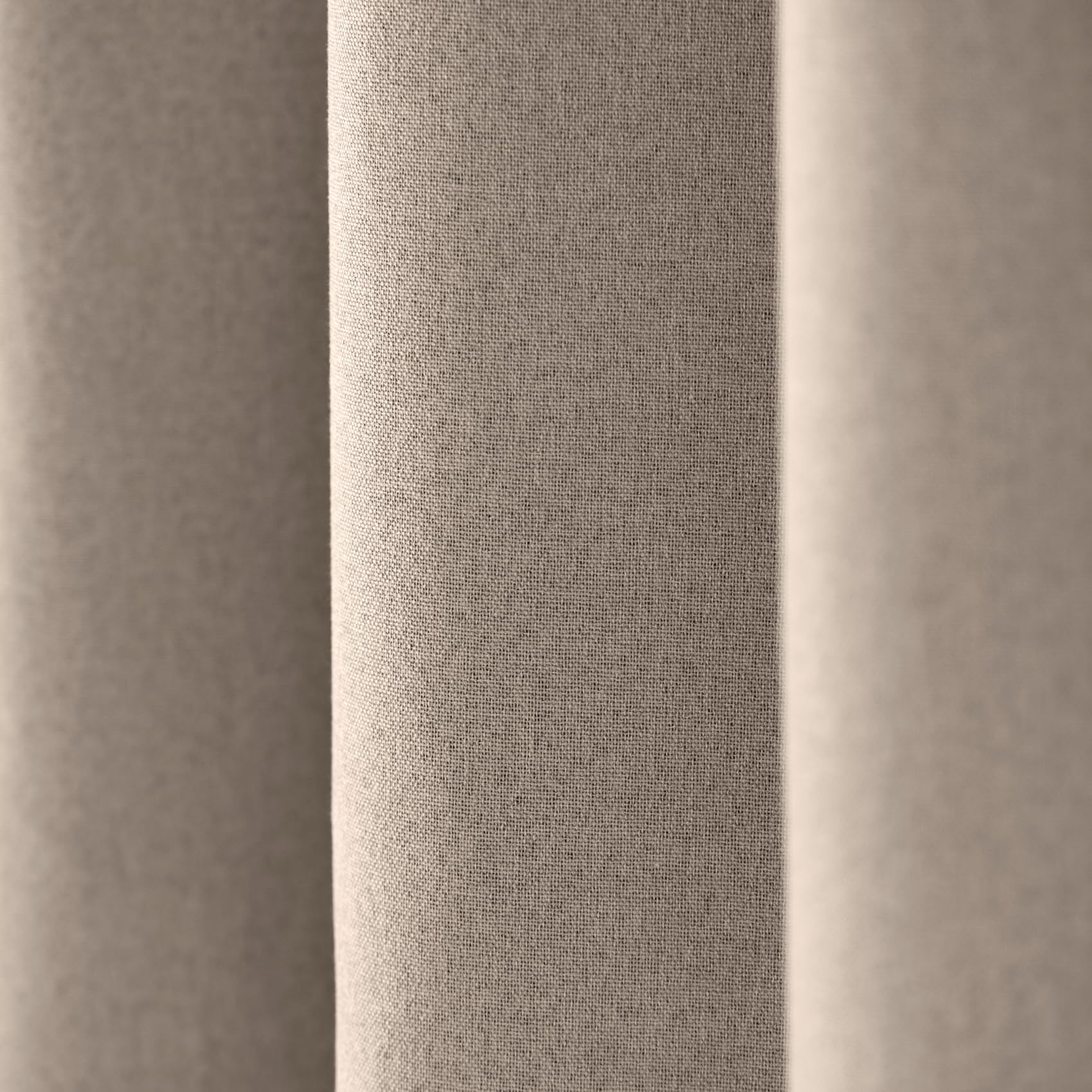 100% termiczna zasłona zaciemniająca - poliester - izolacja akustyczna i termiczna - do sypialni, salonu, biura - 160 x 240 cm - Szarobrązowa