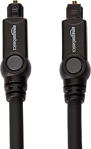 Miniatura 3 de Tienda Basics Cable Toslink digital de audio óptico clasificado CL3, 15 pies