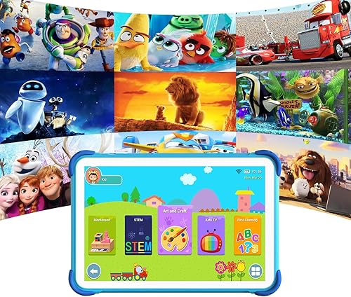 Miniatura 3 de Tableta infantil de 10 pulgadas para niños de 3 a 7 GB ROM de 32 GB con YouTube WiFi 6, tabletas para niños con soporte para pantalla táctil IPS,