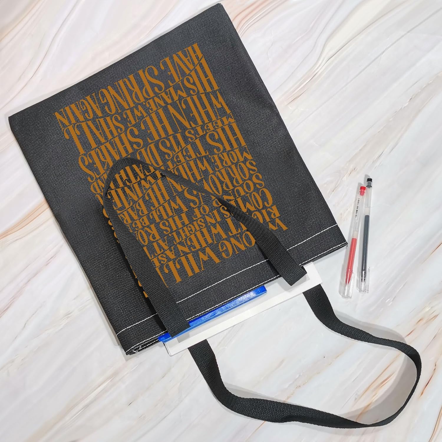 MBMSO Narnia Merchandise CON Inspired Tote Bag Narnia Quote Gifts for Literary Book Lovers Narnia Fans Gift Shoulder Tote Bag - Image 8