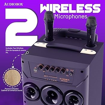 Amazon.com: Audiobox ABX-8080R Bluetooth Party Speaker with Dual 8