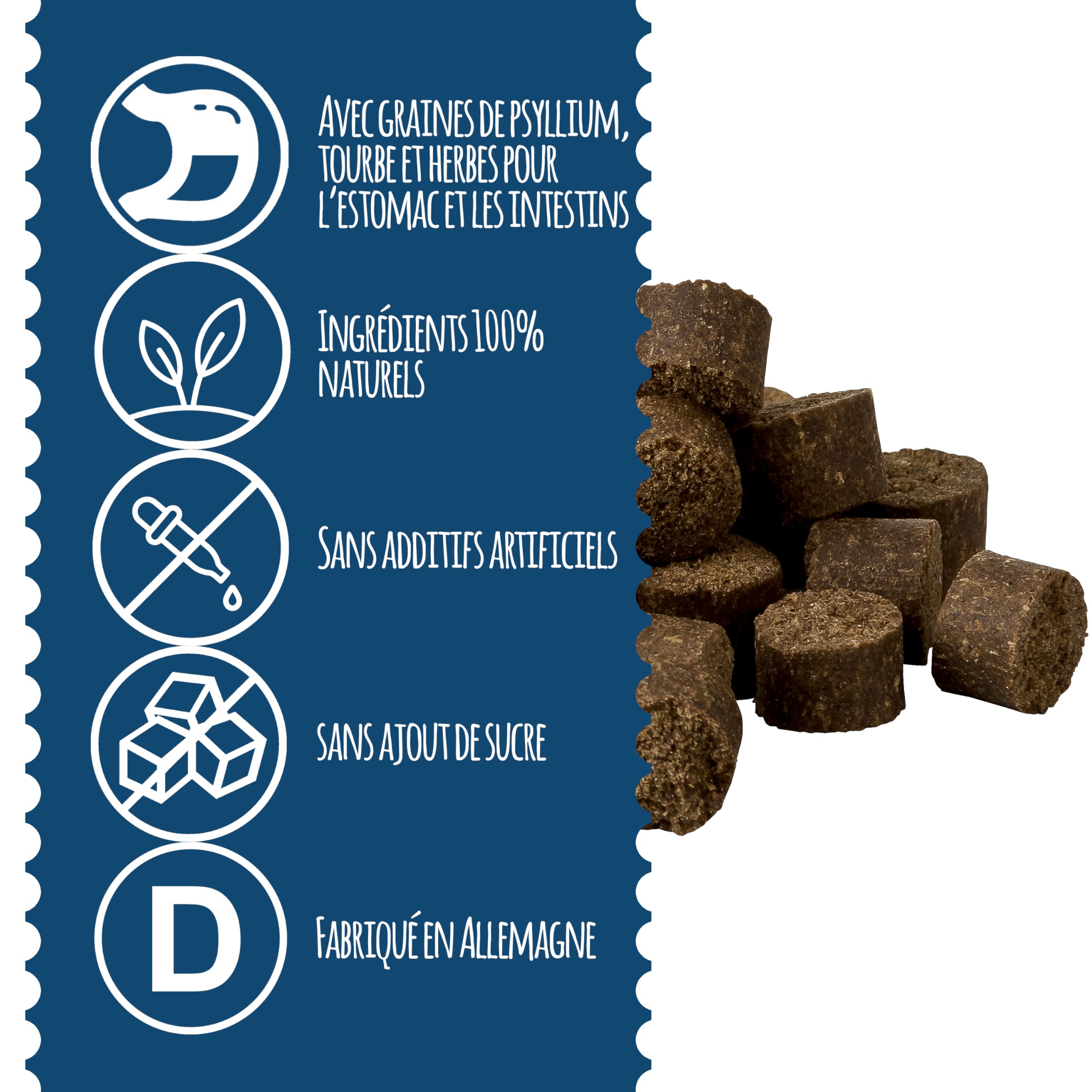 Magen Darm - Chien I Suppléments de Digestion pour Chiens - Comprimés pour Le Soutien Digestif et Gastrique - Fabriqué en Allemagne (300g)