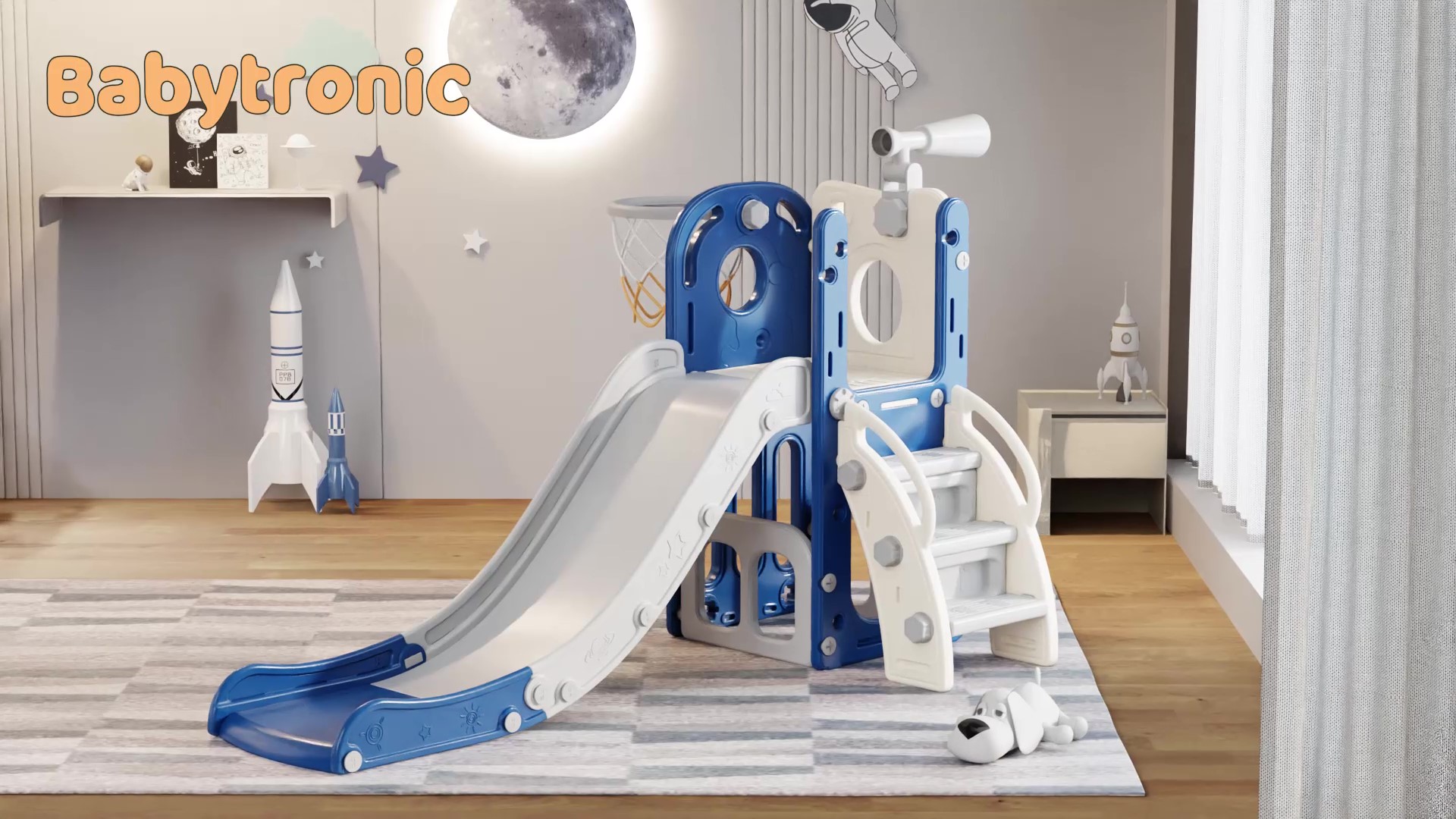 Amazon.com: Babytronic Toddler Slide, 6 in 1 Kids Indoor