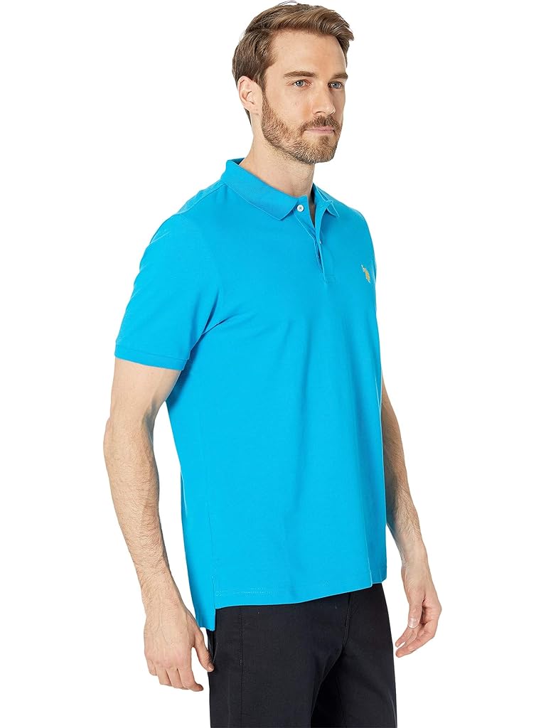 U.S. POLO ASSN. Solid Cotton Pique Polo with Small Pony