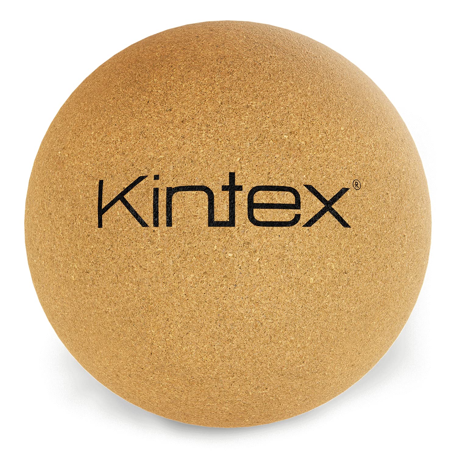 Kintex Piłka do masażu powięzi z korka, 5 cm lub 8 cm, do samodzielnego masażu, regeneracji po uprawianiu sportu, piłka korkowa, kula do masażu powięzi (8 cm)