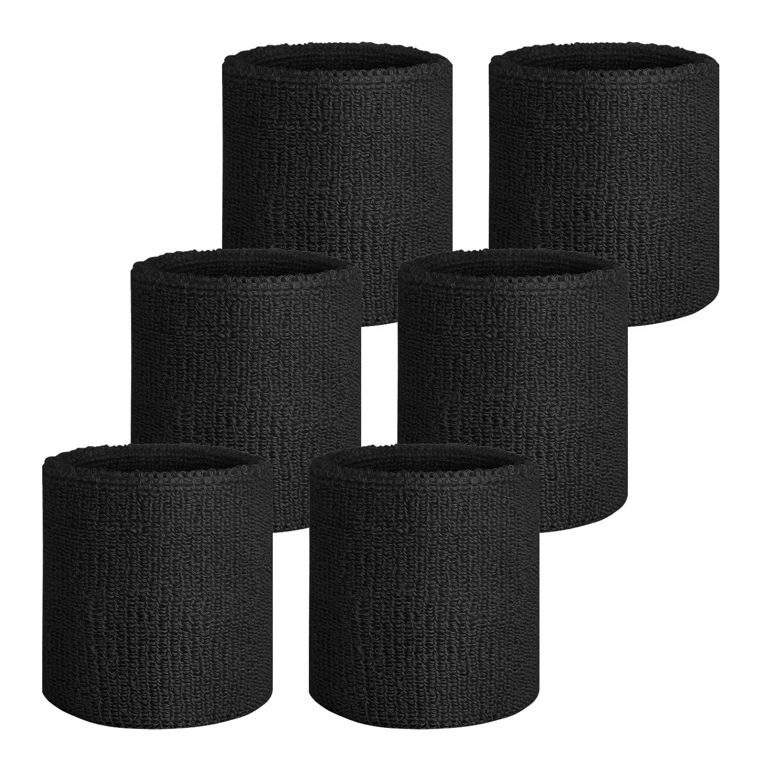 Just Rider Cotton Wrist Band for Men & Women 3 Inch - Wrist Sweat Band for Badminton Football, Basketball, Running & Athletic Sports, Sweat Absorbent Wrist Bands (6) (B0DG5CWYPT) Amazon Price History, Amazon Price Tracker