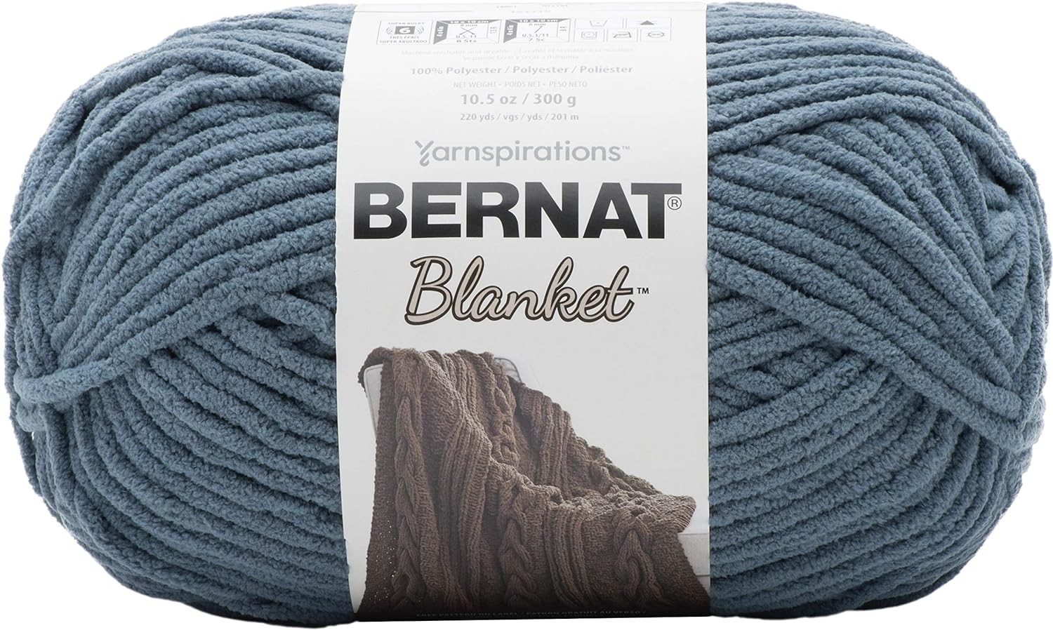 Buy Bernat Stormy Green Blanket Yarn oz at Ubuy Brazil