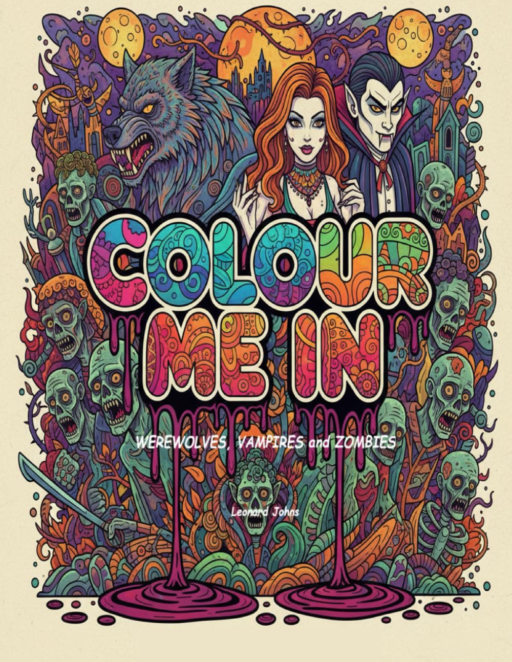 COLOUR ME IN: Werewolves, Vampires and Zombies