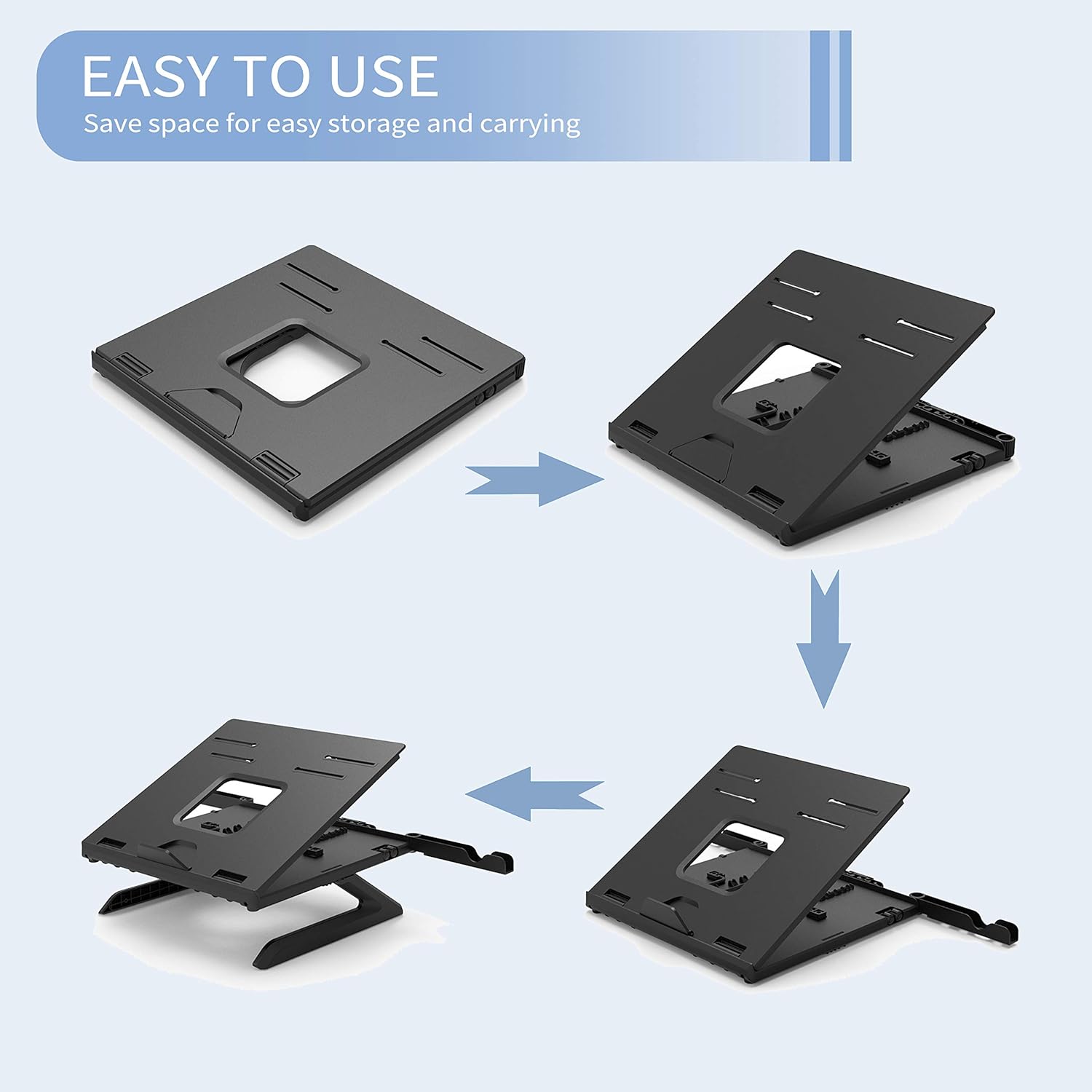 Flash Deals - 80% OFF Laptop Stand for Desk, Dual Phone Holders Multi-Angle Ergonomic Adjustable Computer Stand for Laptop, Portable Foldable Laptop Riser with Heat-Vent, Compatible with All Laptops of 10-17 Inches (Black) Black Friday - 50% OFF Laptop Stand for Desk, Dual Phone Holders Multi-Angle Ergonomic Adjustable Computer Stand for Laptop, Portable Foldable Laptop Riser with Heat-Vent, Compatible with All Laptops of 10-17 Inches (Black)