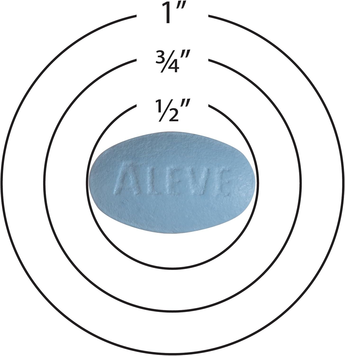 Aleve Caplets with Naproxen Sodium, 220mg (NSAID) Pain Reliever/Fever Reducer, 150 Count : Health & Household