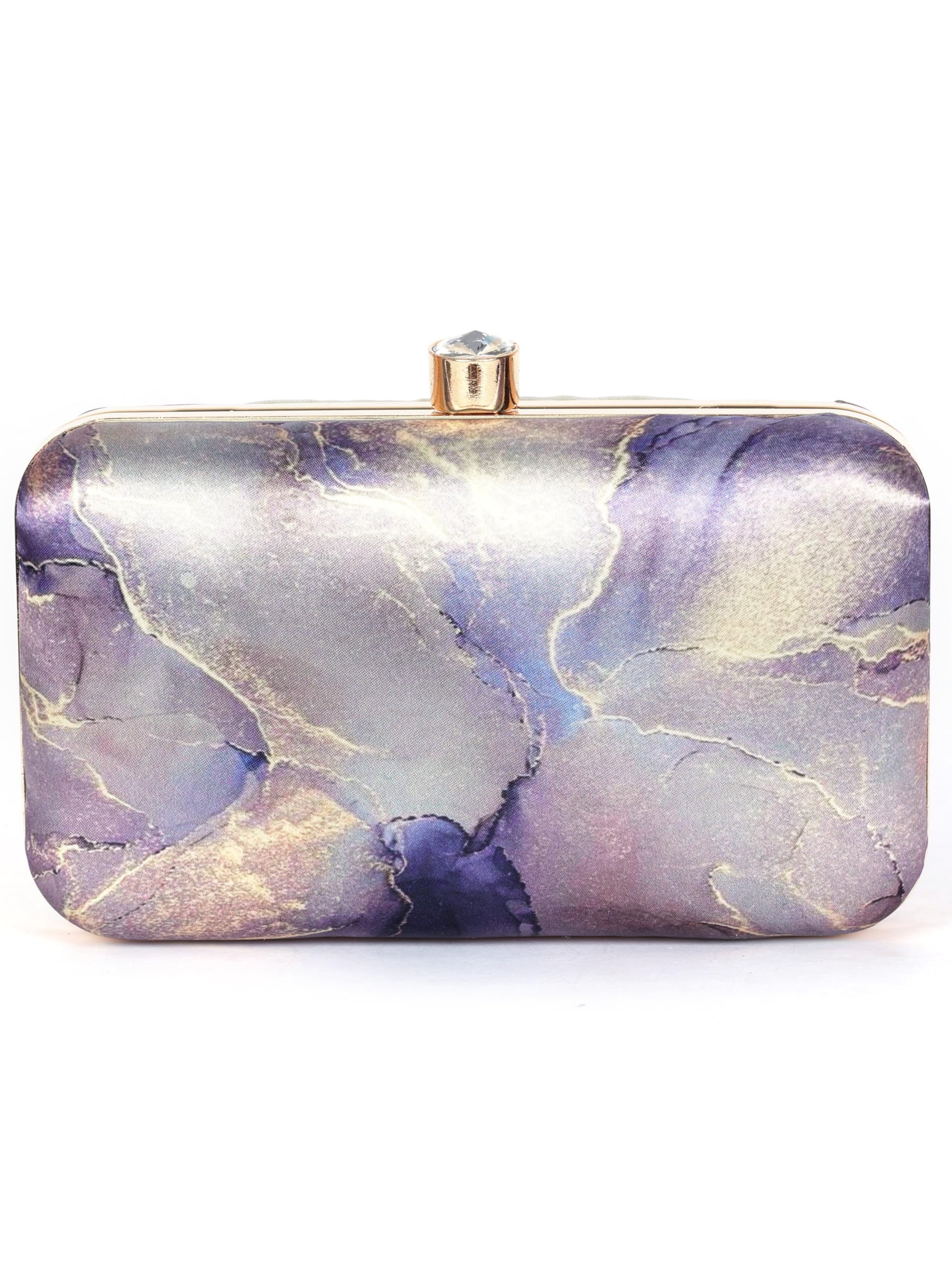 digital printed Cosmic Design clutches,Women's Traditional Designer Clutch for outings, casual and party,Galaxy Print Evening Clutch, Hard Case Box Purse,-image-40