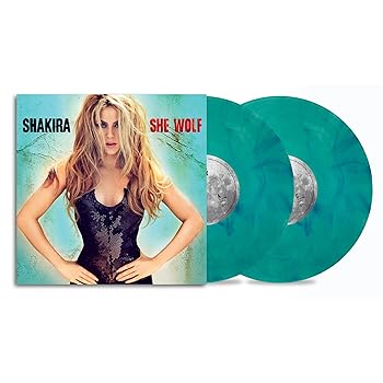 She Wolf - Sea Glass & Turquoise Swirls Vinyl - Shakira (Vinyl)