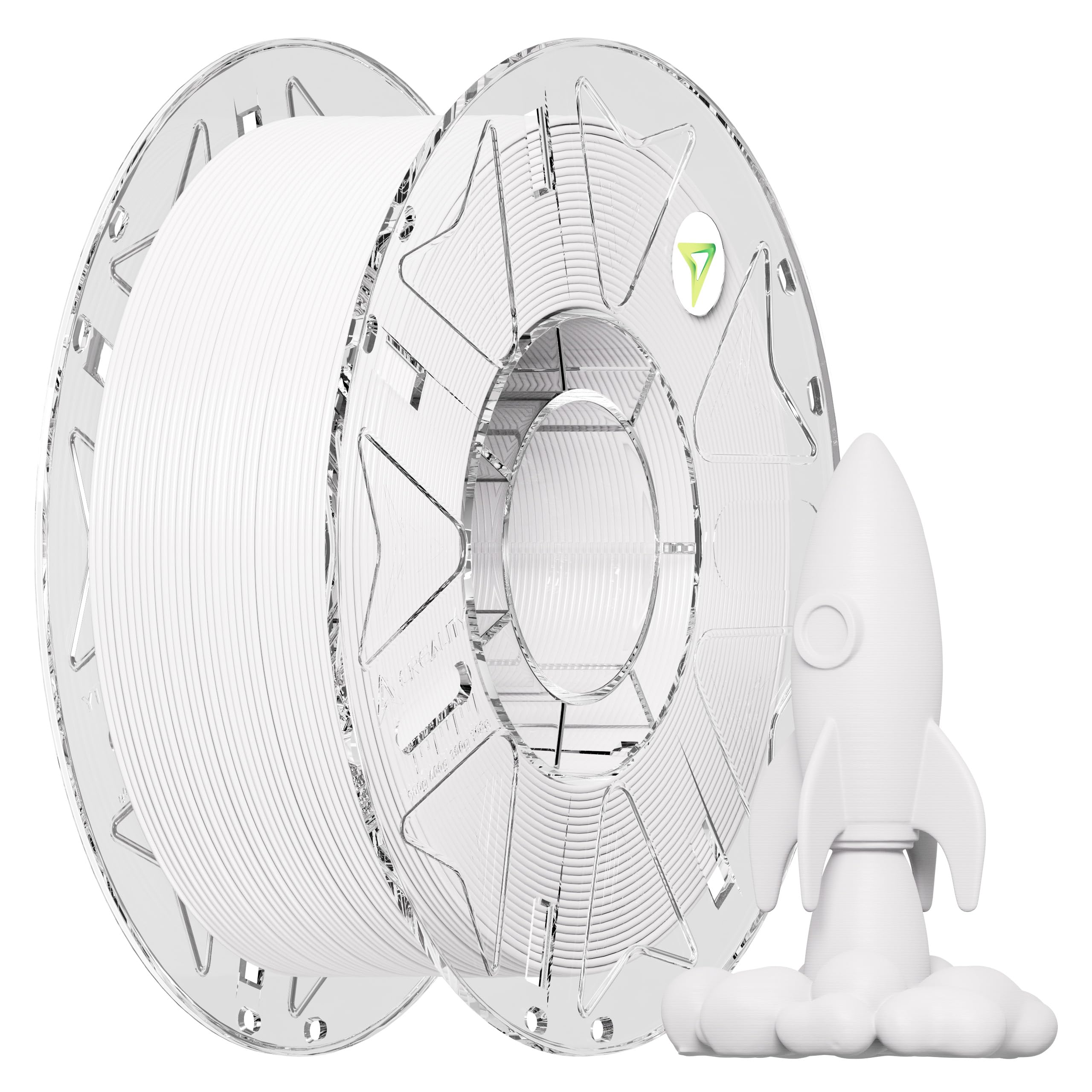 Creality Lightweight PLA RFID Foam Filament 1.75mm 1KG, White, 1-Pack
