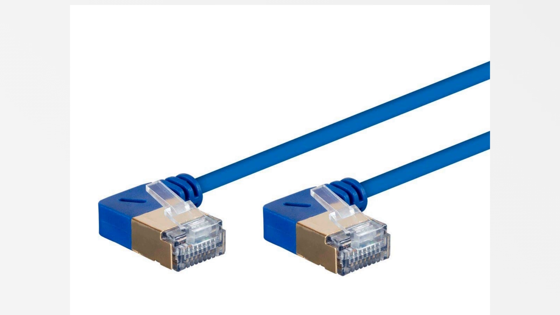 Monoprice Cable de Red Ethernet Cat6A SlimRun Azul 1 Pie miniatura 5