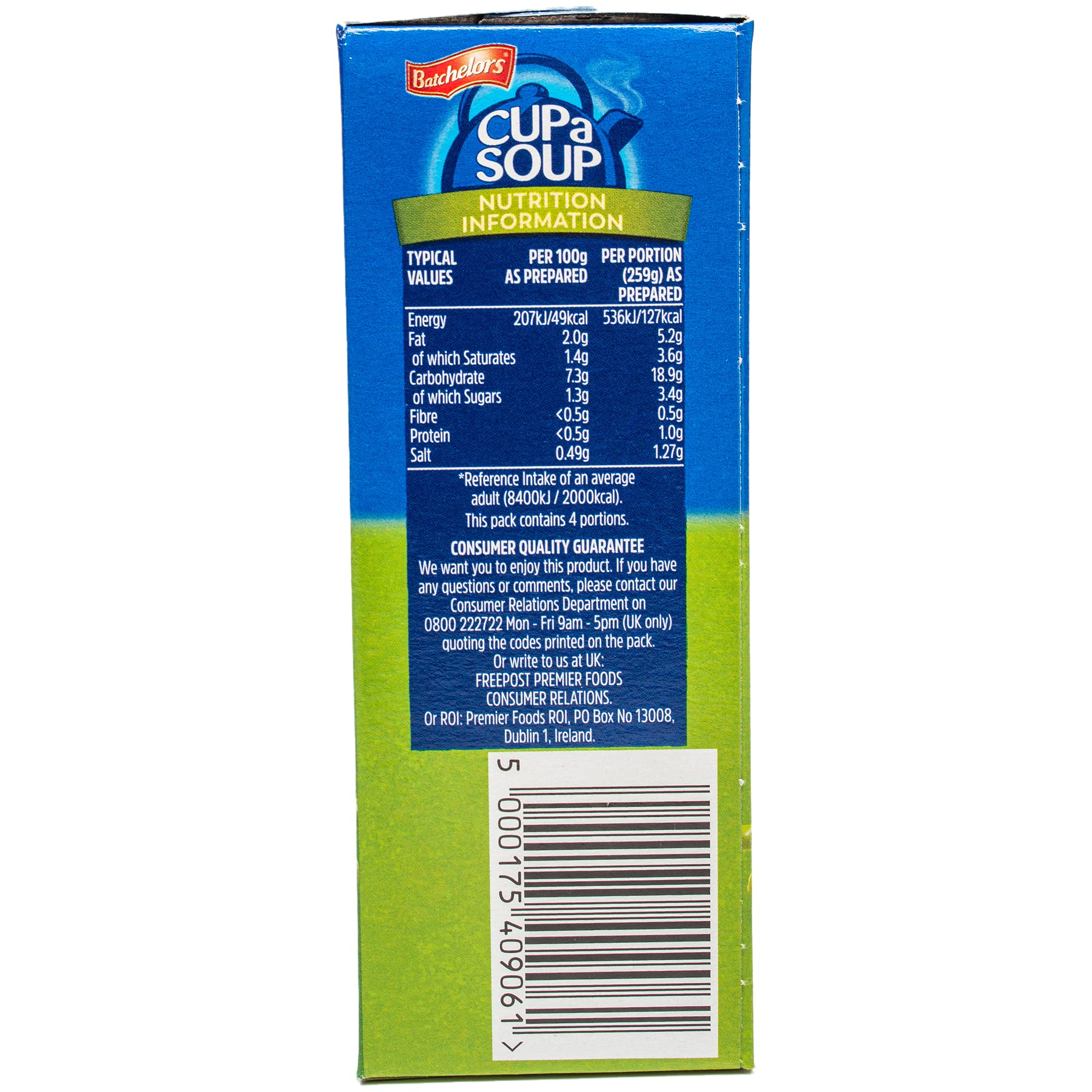 Batchelors Cupa Soup Cream of Asparagus with Croutons, 117 g