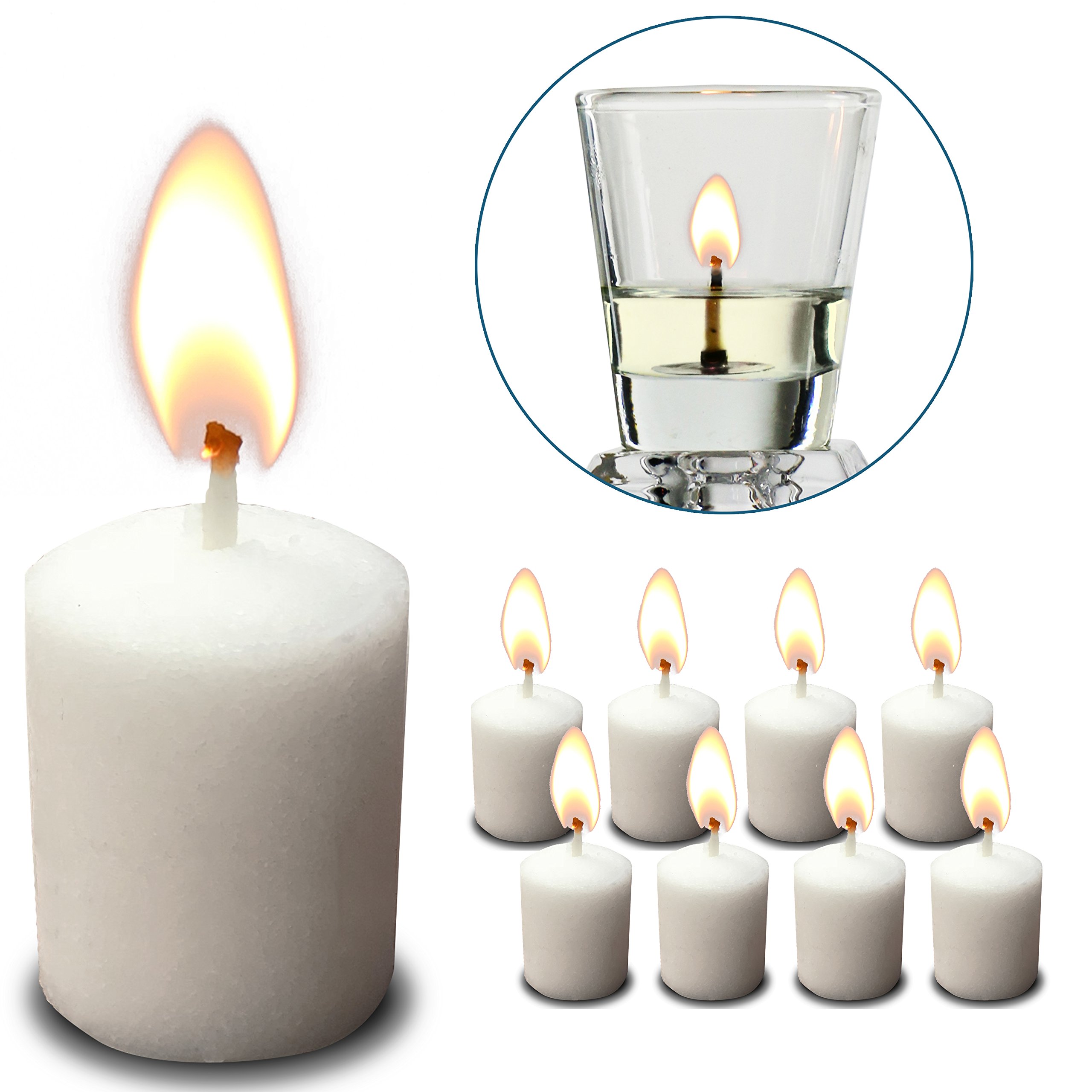 Ner Mitzvah Velas Neironim 4 horas Shabbat Neronim vela votiva cera 72 unidades
