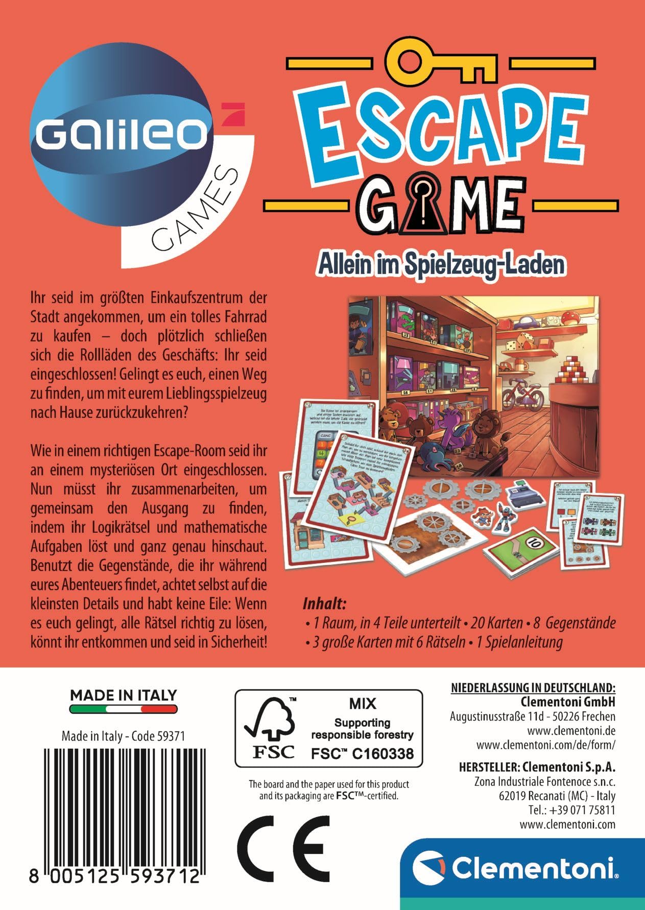 Clementoni 59121 Galileo Science - Coding Lab COKO, coccodrillo