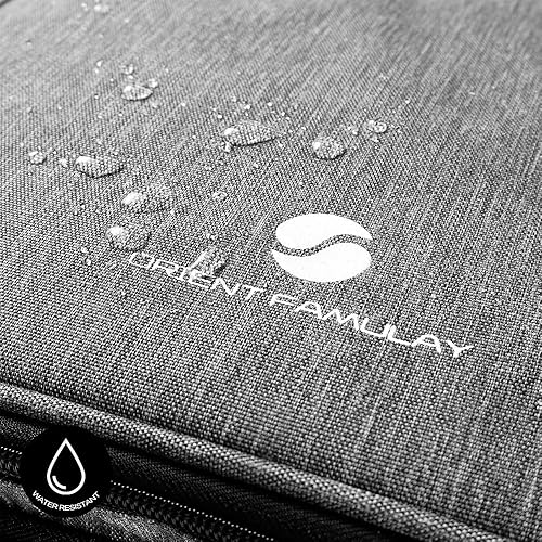 Vista 4 de ORIENT FAMULAY Organizador de viaje, bolsa impermeable para cables para accesorios electrónicos, bolsa de almacenamiento grande a prueba de golpes