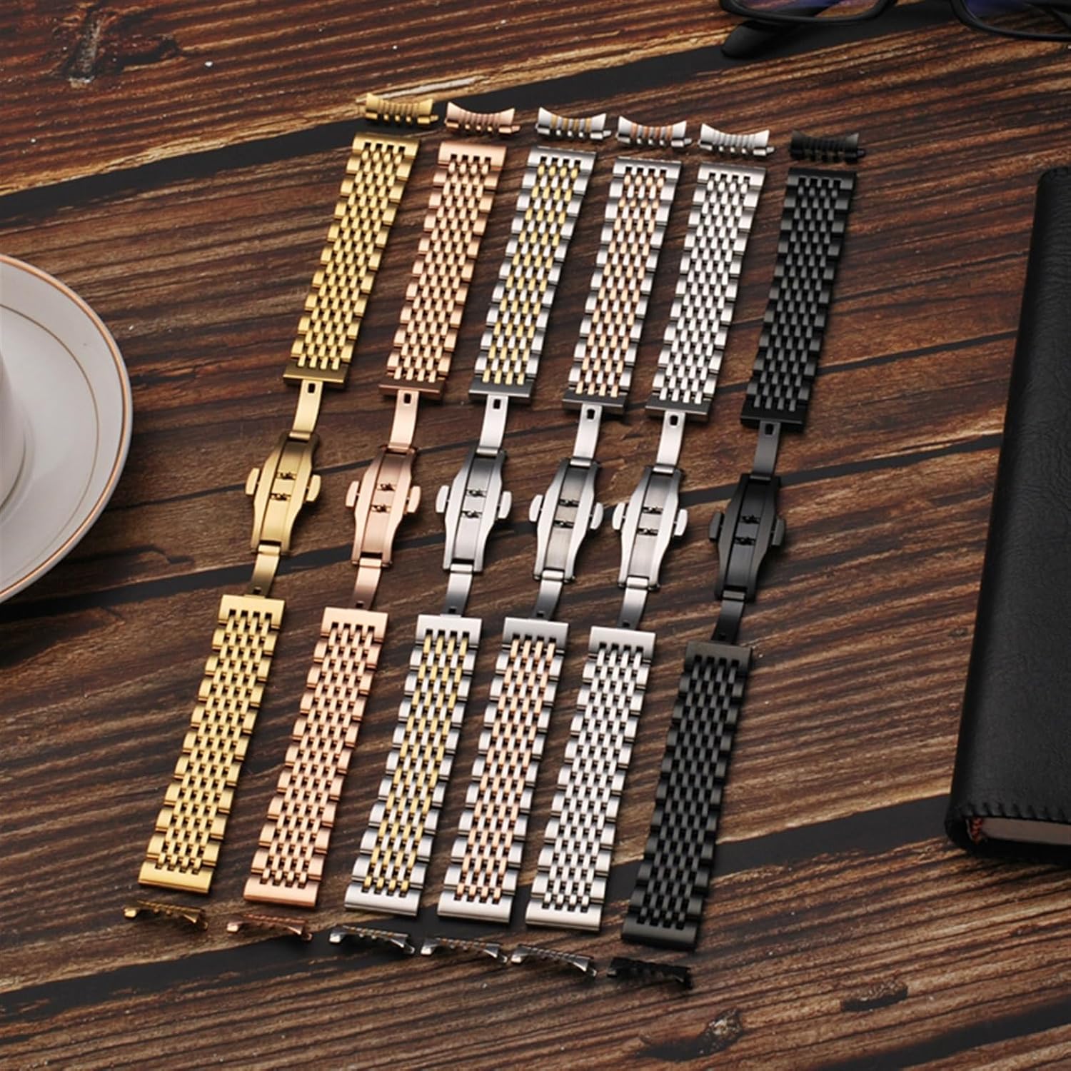 Bracciale Orologio Inox Bracciale Per Orologio In Acciaio Inossidabile - Cinturino Di Ricambio, Larghezze Da 14mm A 26mm - Unisex Parastrappi Vespa - Foto 9