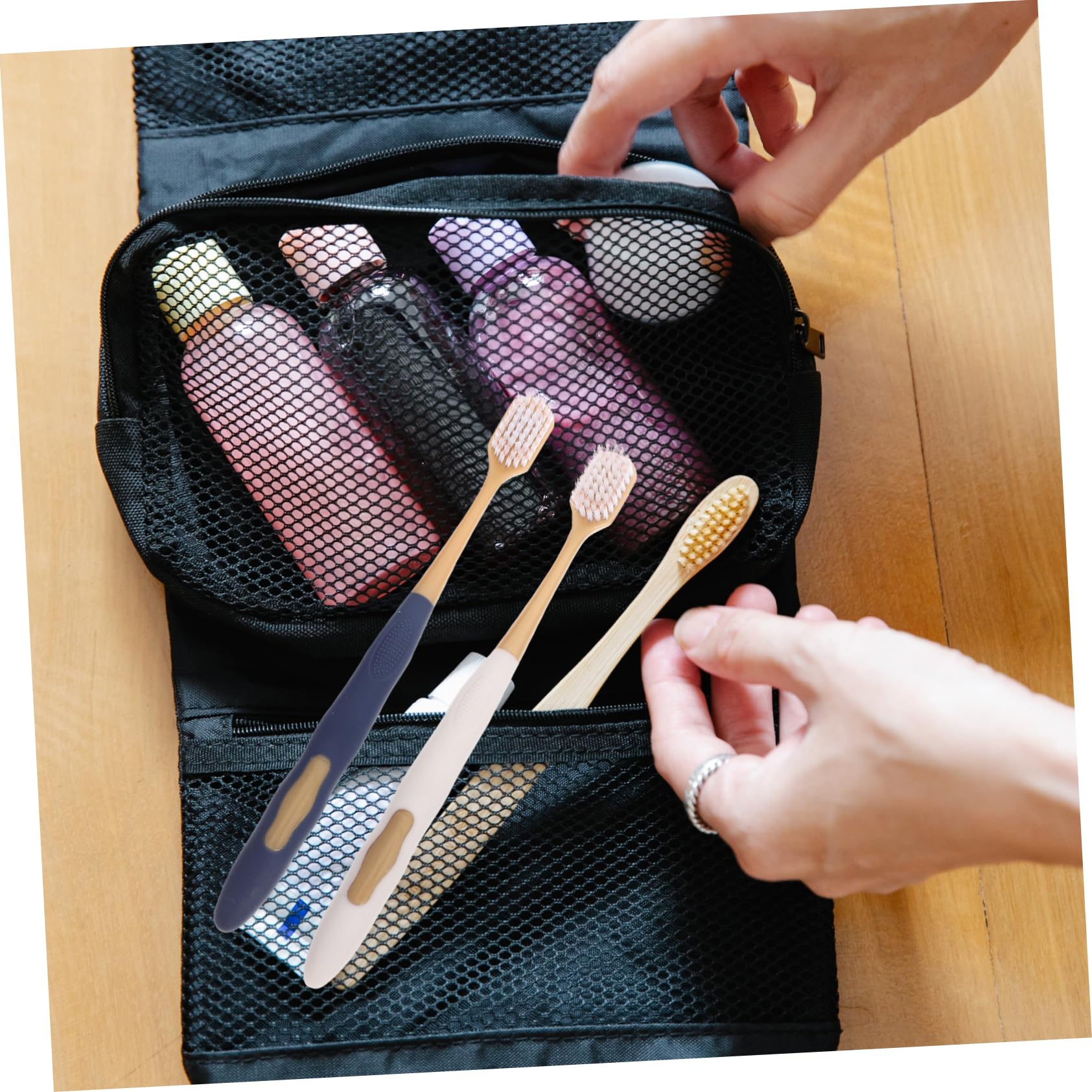 Vaguelly 36pezzi Spazzolini Denti Manuali Setole Morbide Spazzolini Denti Compatti Per Adulti e Viaggi Design Ergonomico Per Pulizia e Profonda