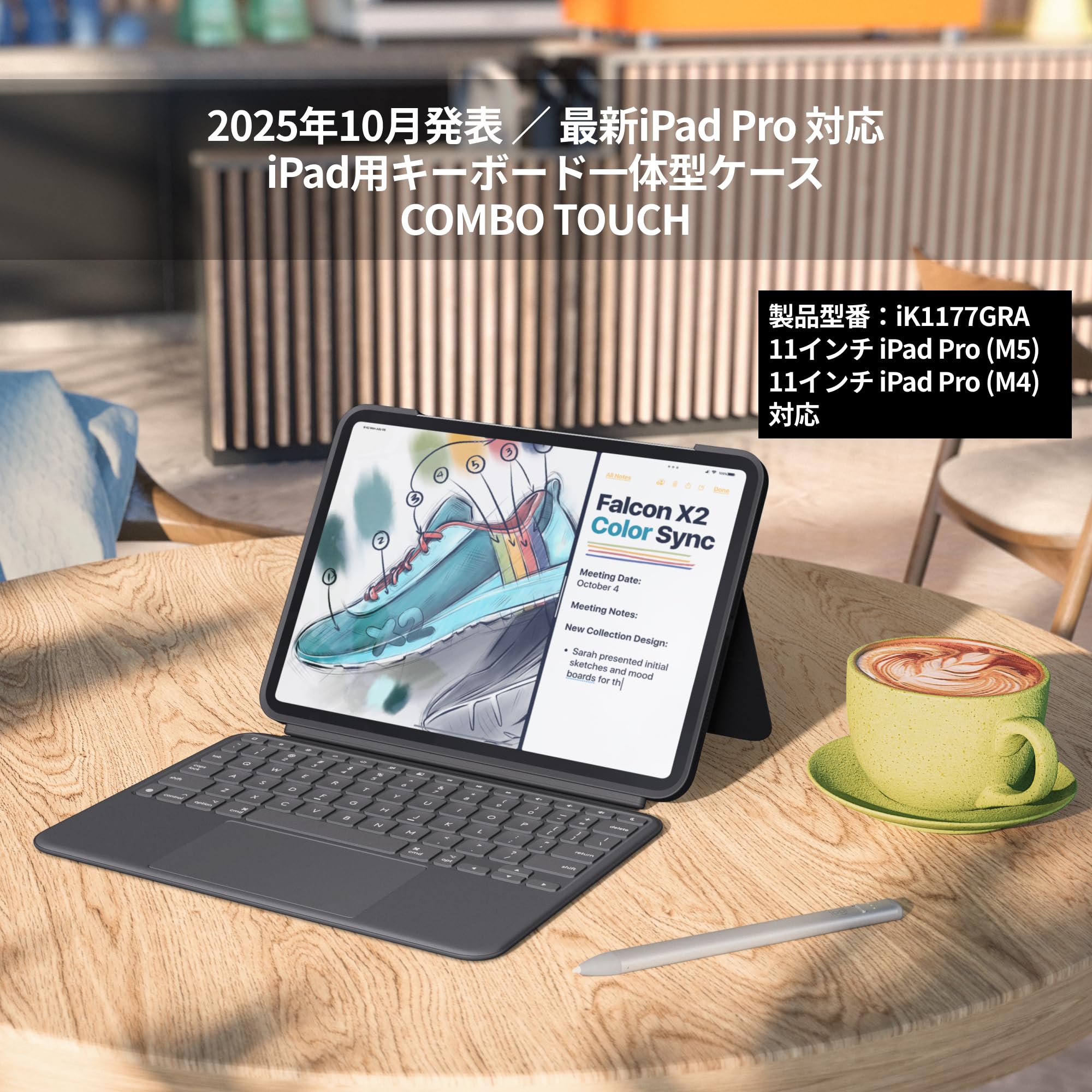 Amazon.co.jp: Logitech Combo Touch iPad Pro 11-inch M4 iK1177GRA