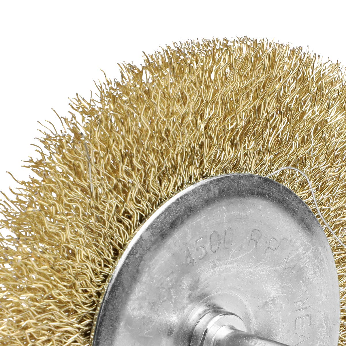 Brass Wire Wheel Brush - Rust Paint Removal -3