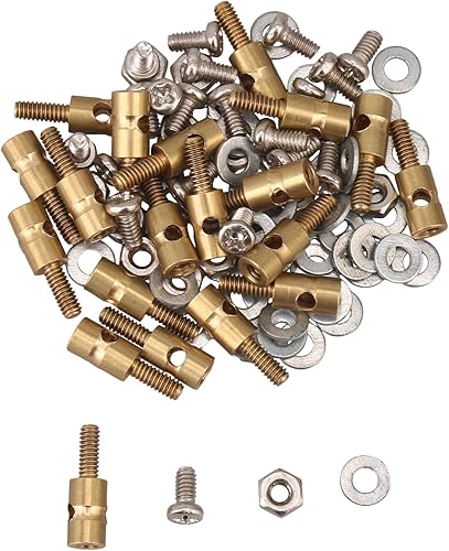 BQLZR Tapón de enlace modelo RC con tornillos tuercas y junta para avión RC