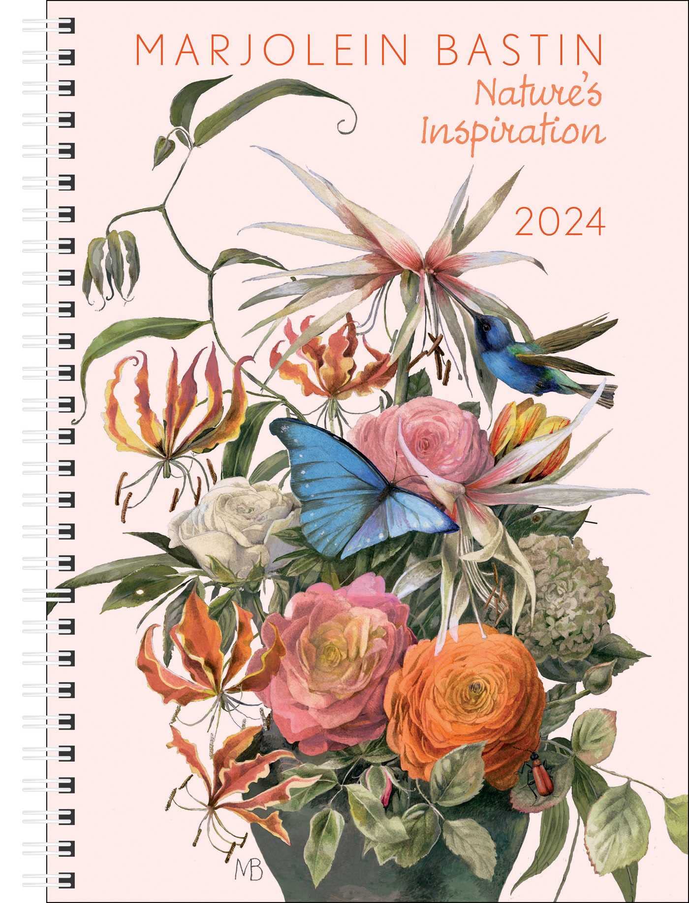 Marjolein Bastin Nature's Inspiration 12-Month 2024 Engagement Calendar Calendar – Engagement Calendar, July 4, 2023