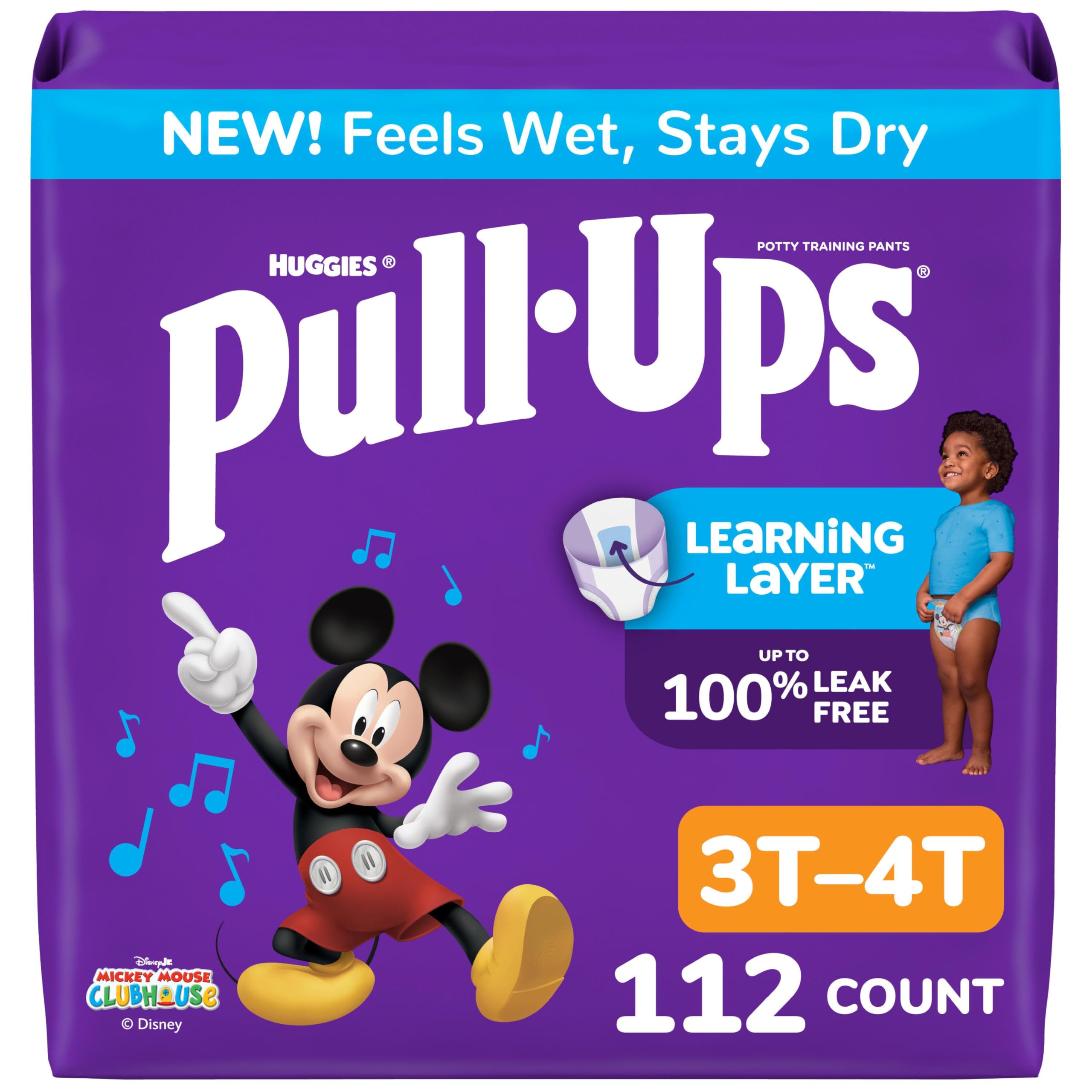 Pull-Ups Boys 112ct 3T-4T