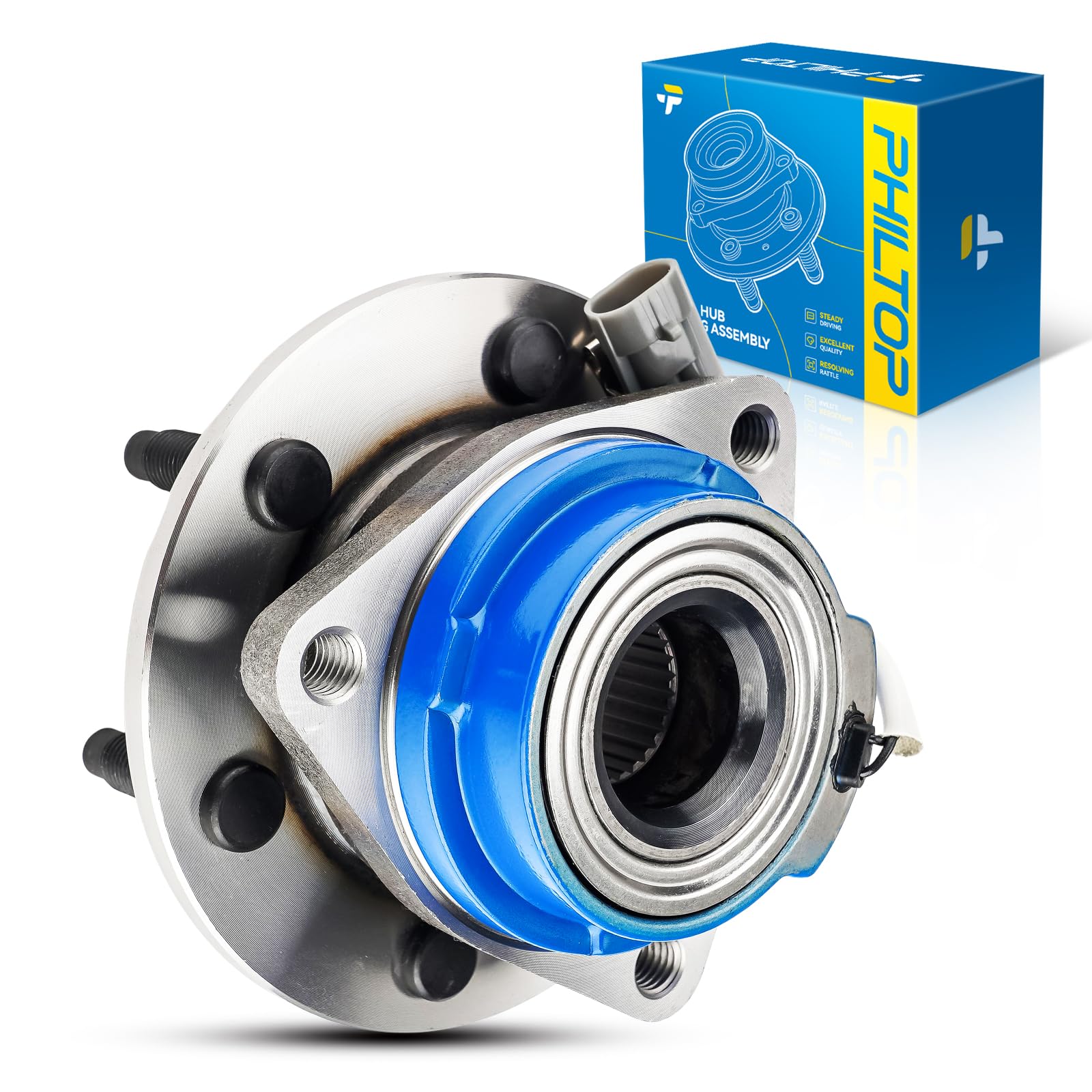 PHILTOP 512243 x1 Rear Wheel Bearing Hub Assembly for Cadillac SRX, STS