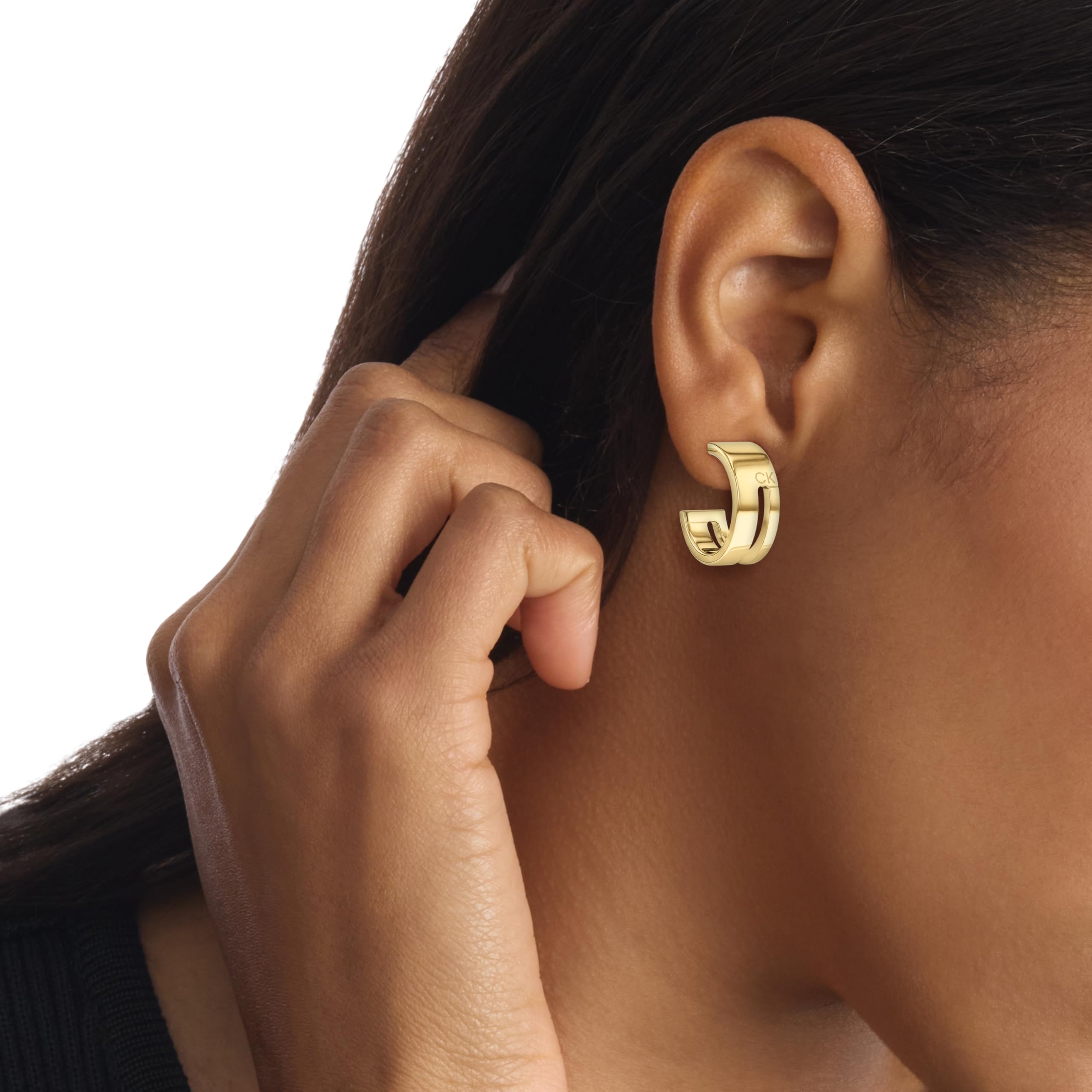 Calvin Klein Ohrstecker für Damen GEOMETRIC ESSENTIALS Kollektion aus Edelstahl - Erhältlich in Silber oder Gold