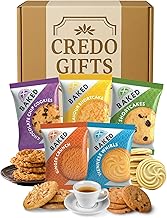 Luxury Biscuit Hamper Gift Set – Individually Wrapped Selection with Choc Chip, Ginger Crunch, Viennese Whirl, Lemon, Shortcake – Posh Treats,Gifts, Hampers Biscuits for Men, Women, Friends, Family
