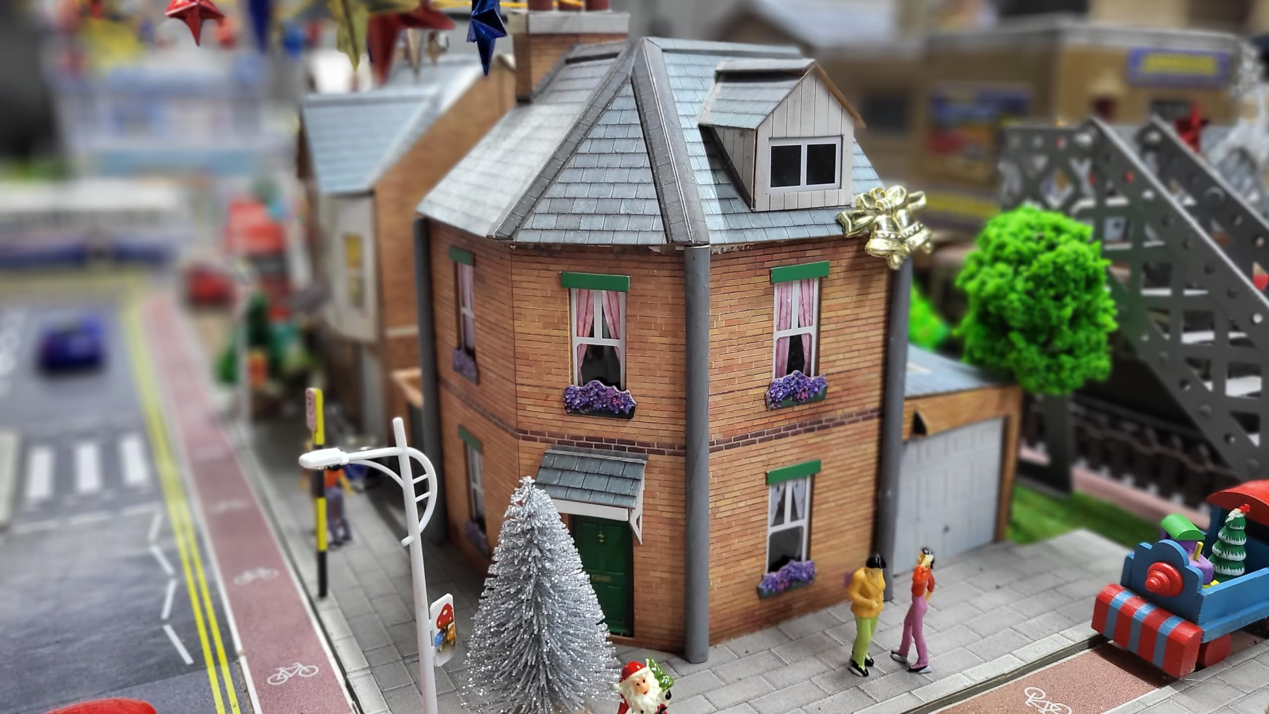 CityBuilder Kit de construction à l'échelle 1/43 pour maquette de chemin de fer 7 mm