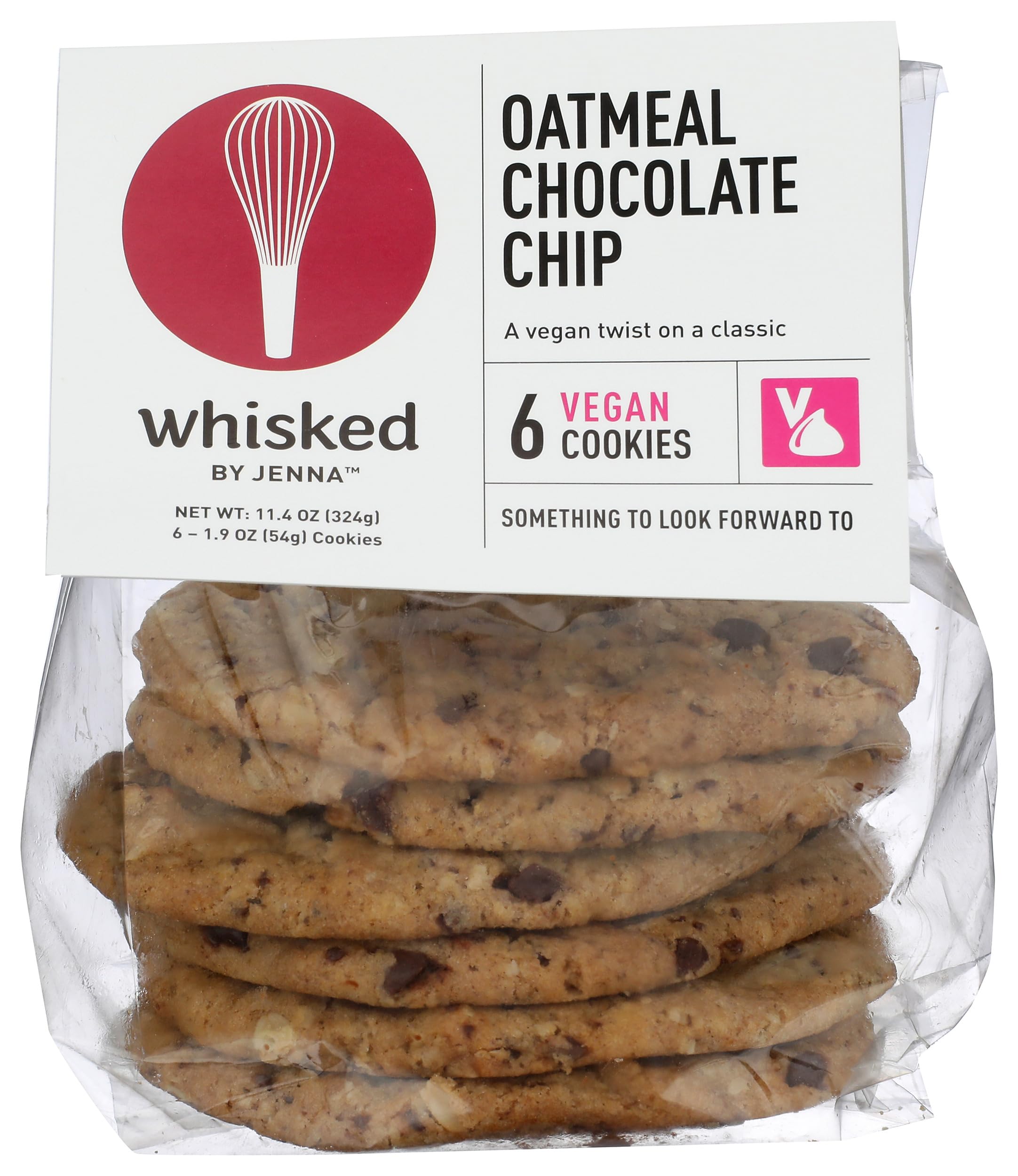 Whisked Oatmeal Choc Chip Cookies 6 Count, 10.4 OZ | Grocery