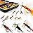 Fly Fishing Flies Assortment Kit Dry Wet Nyphms Tenkara Popper Streamer Woolly Bugger for Trout Bass Salmon Steelhead with Fly Box (Propeller Flies Kit 42pcs)
