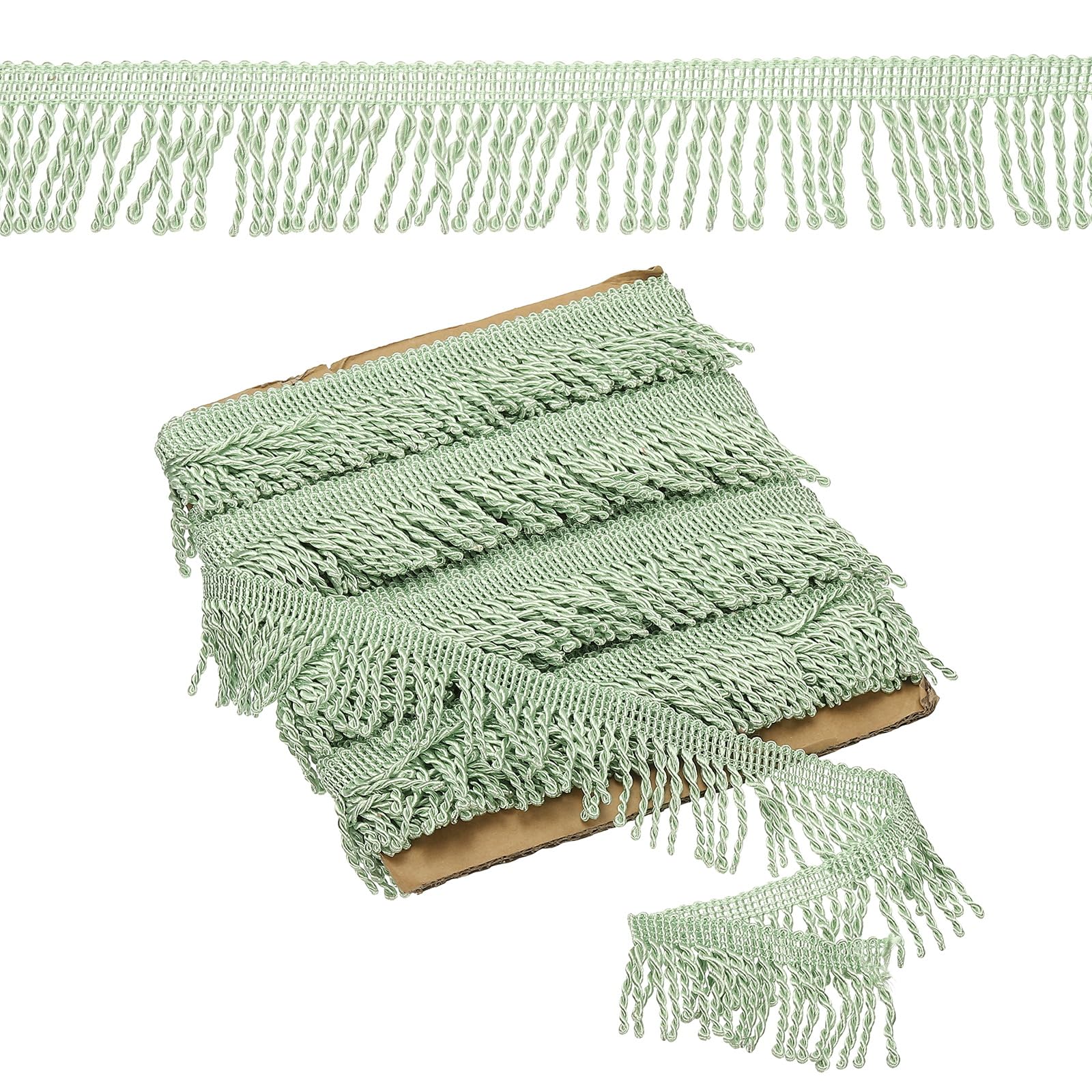 PATIKIL Green Fringe Trim