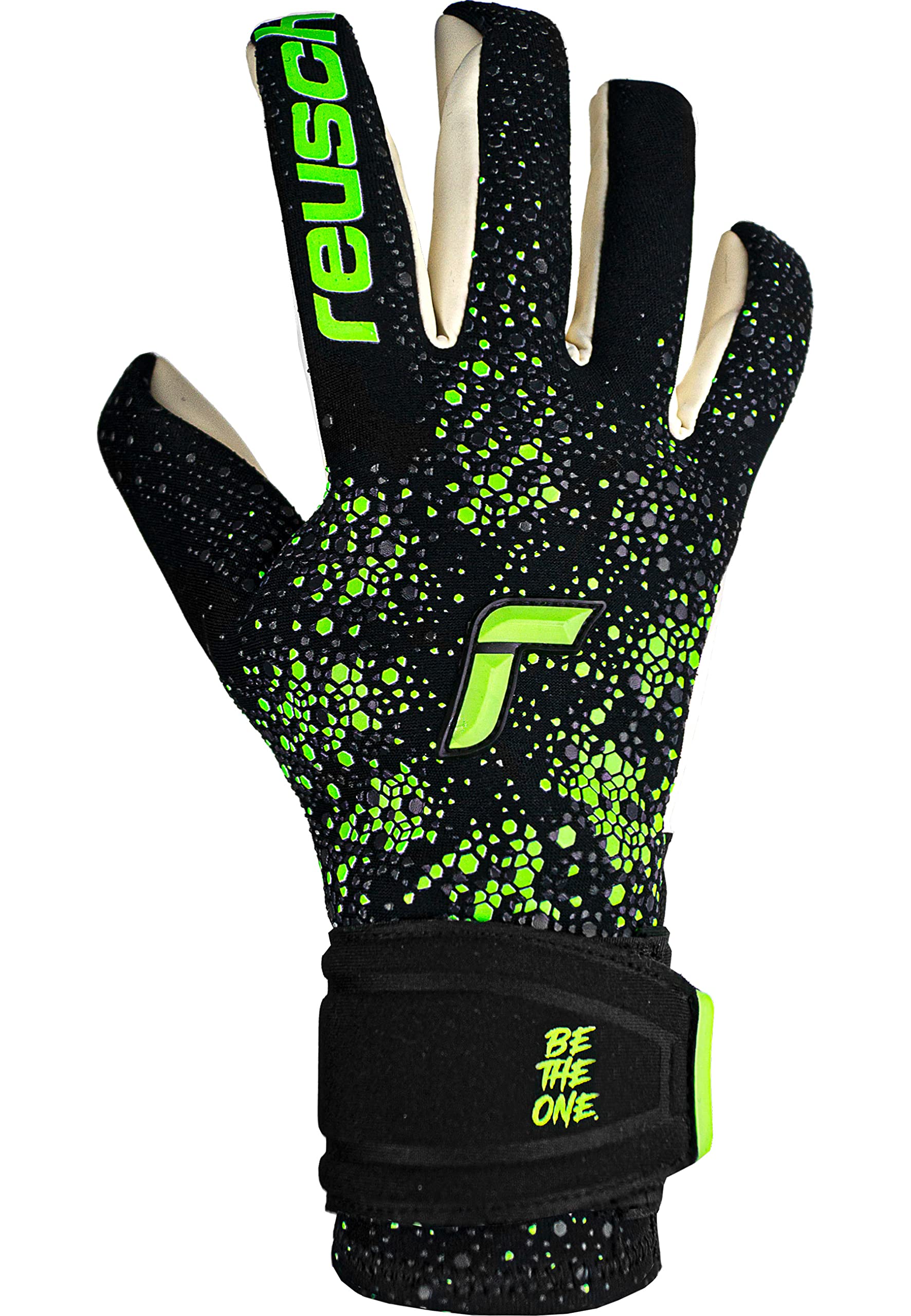 Reusch Pure Contact Gold Guanti da portiere per adulti con costruzione interna per tutte le superfici dei campi da gioco