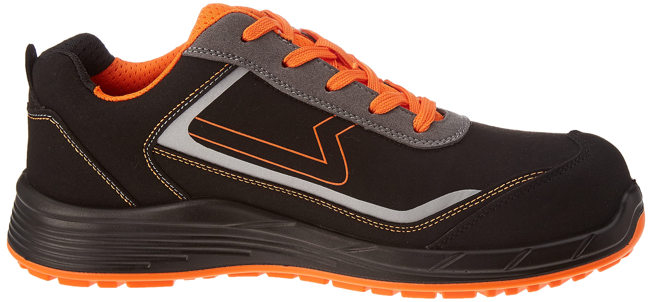 Paredes Deportivo Hamilton - S3 Ci HI ESD SRC - Color Negro y Naranja- Talla 41