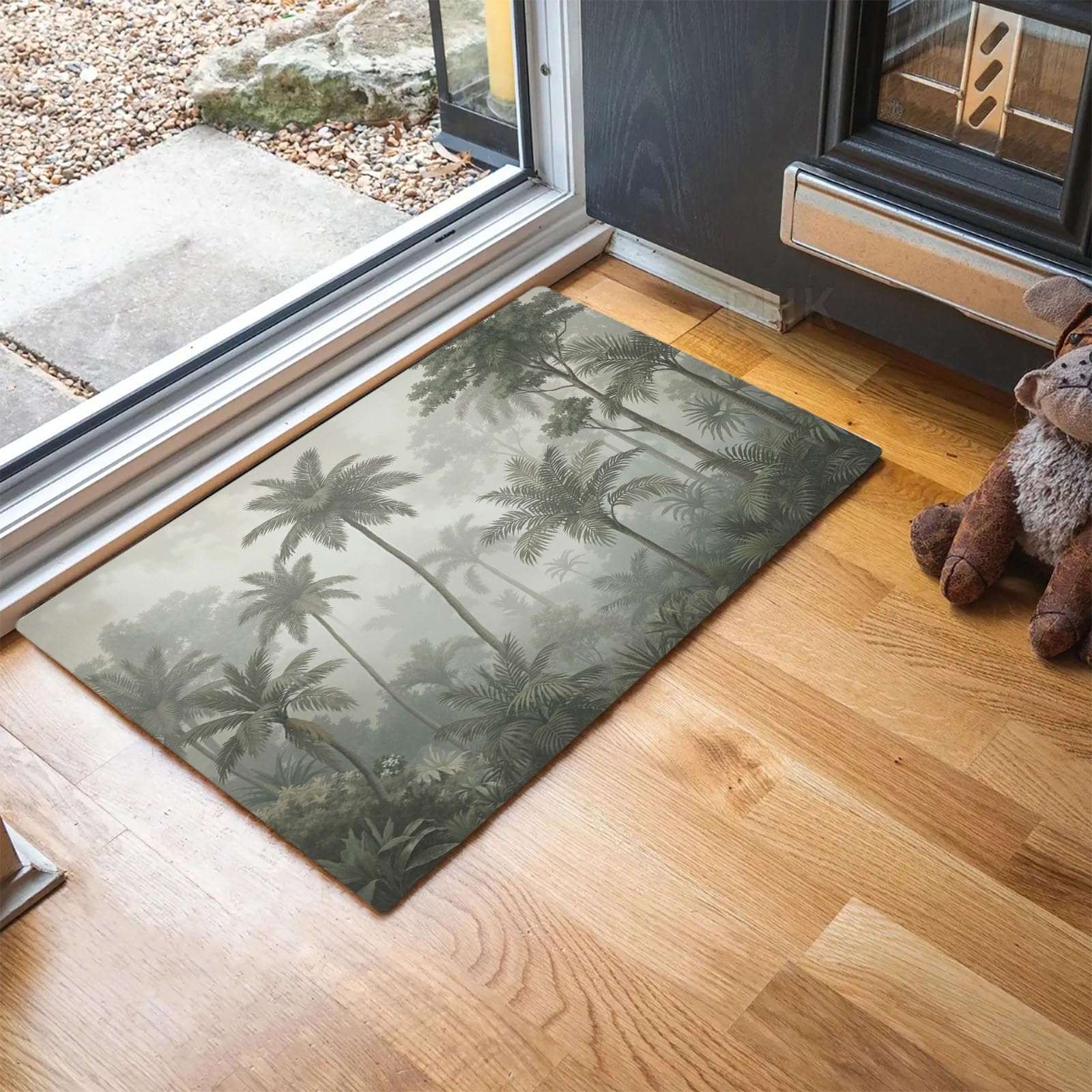Paillasson entrée 60 x 90 cm lavable et tapis de porte durable