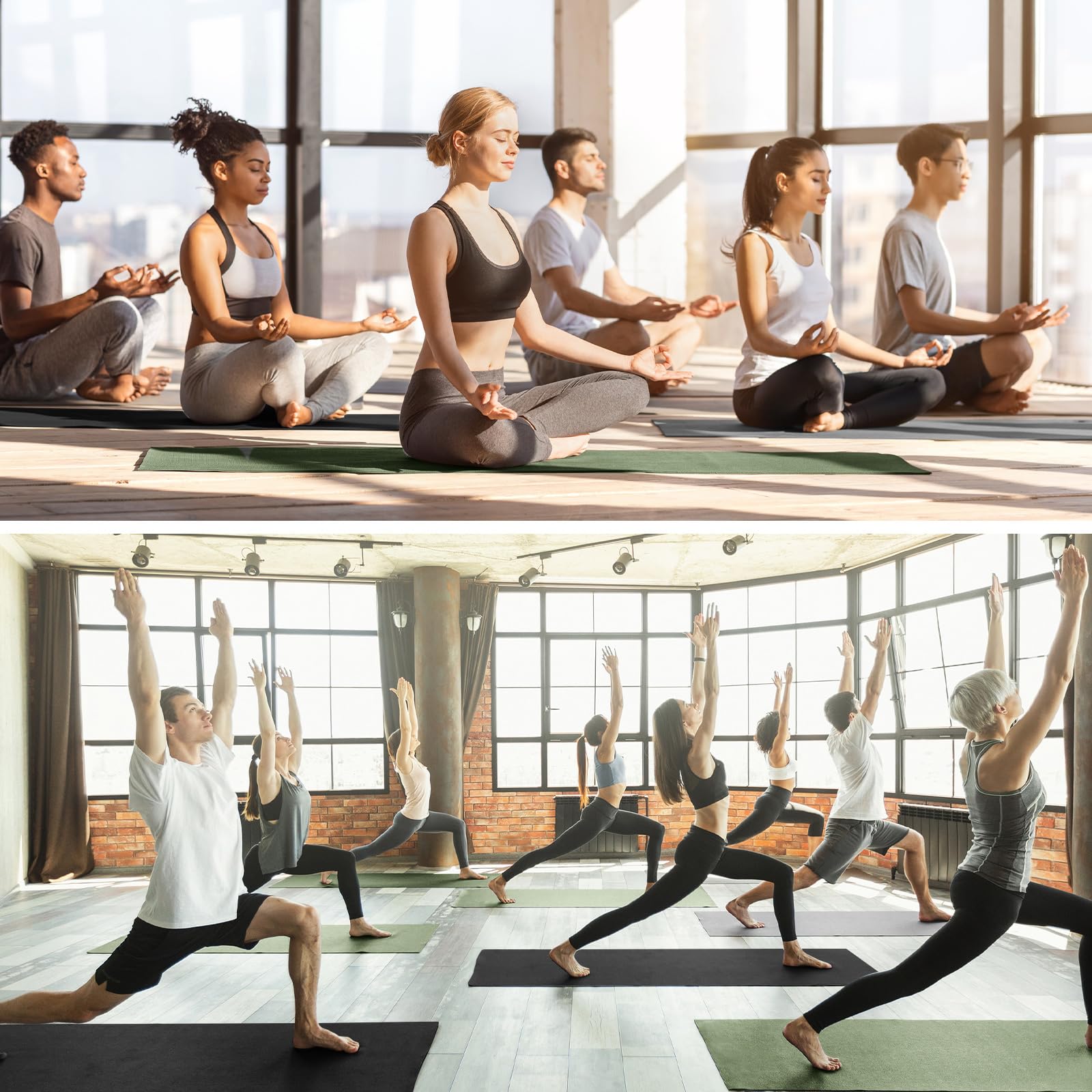 3 Pack Hot Yoga Mat Towels - Non-Slip Microfiber For Pilates & Workouts